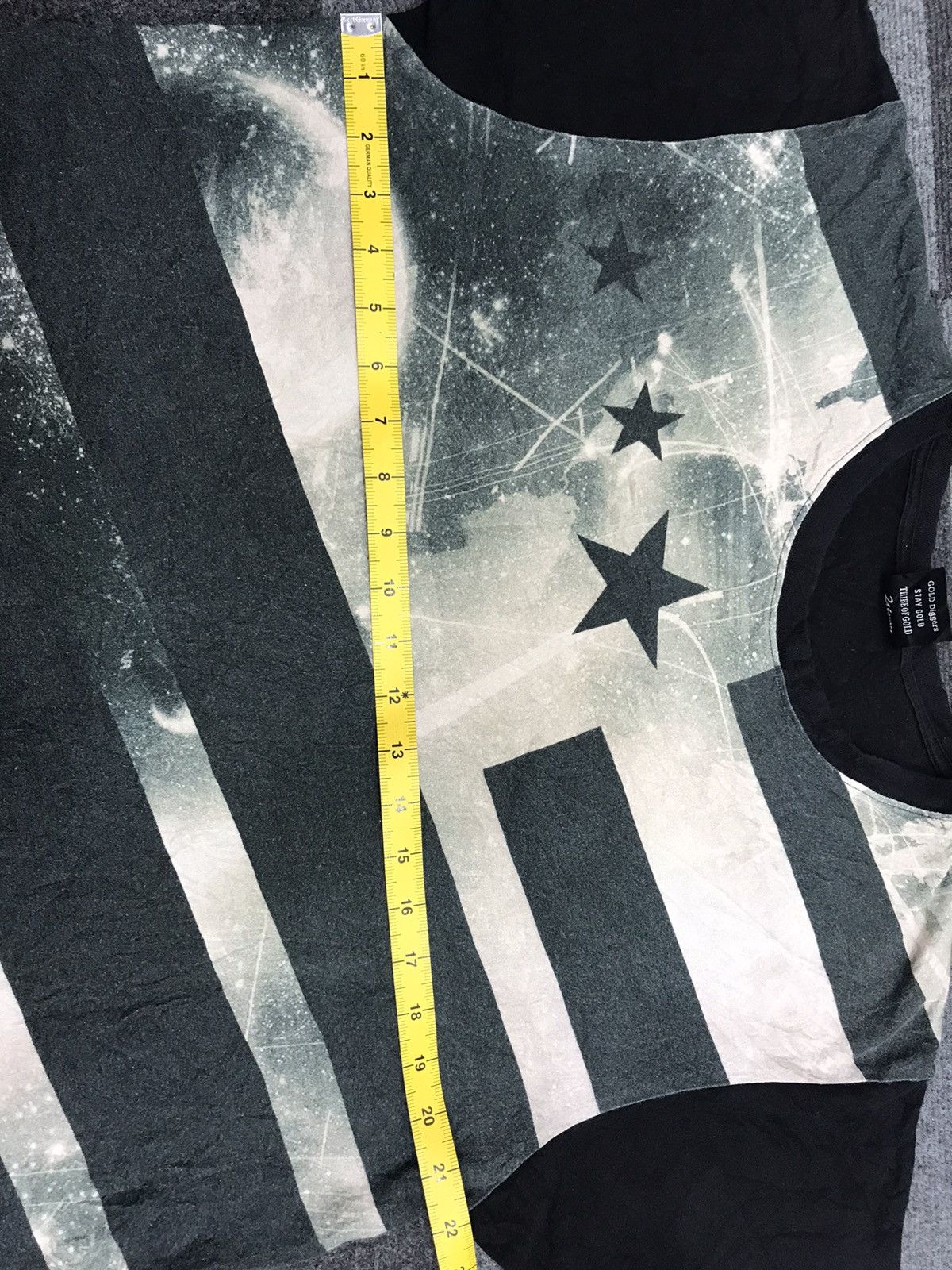 Japanese Brand 24 KARATS Japan Streetwear All Over Spell Out Print Shirt Size US L / EU 52-54 / 3 - 9 Thumbnail