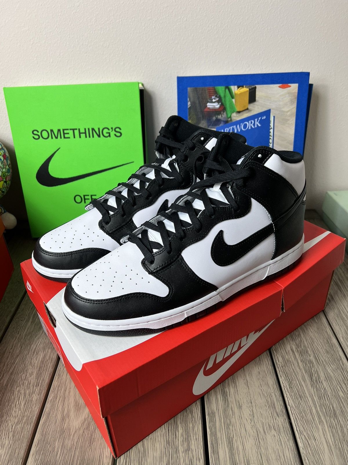 Nike Nike Dunk High Black White Size US 11 / EU 44 - 1 Thumbnail