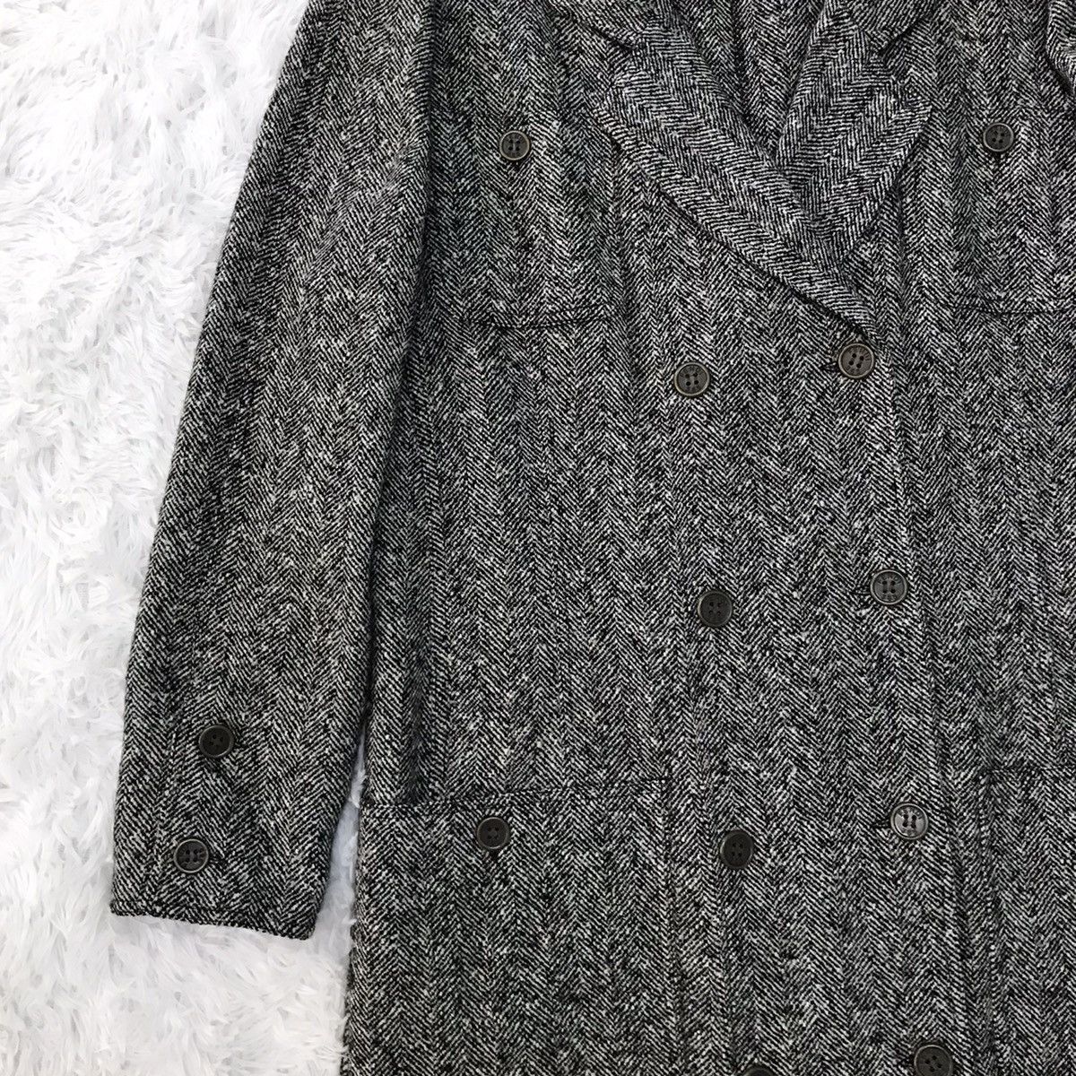 Fendi Vtg Fendi 365 By Contir Wool Nylon Women Jacket Half Button Size M / US 6-8 / IT 42-44 - 4 Thumbnail