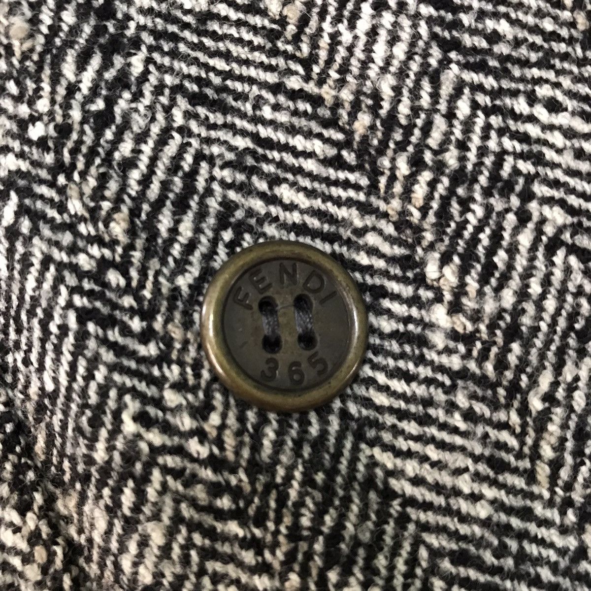 Fendi Vtg Fendi 365 By Contir Wool Nylon Women Jacket Half Button Size M / US 6-8 / IT 42-44 - 7 Thumbnail