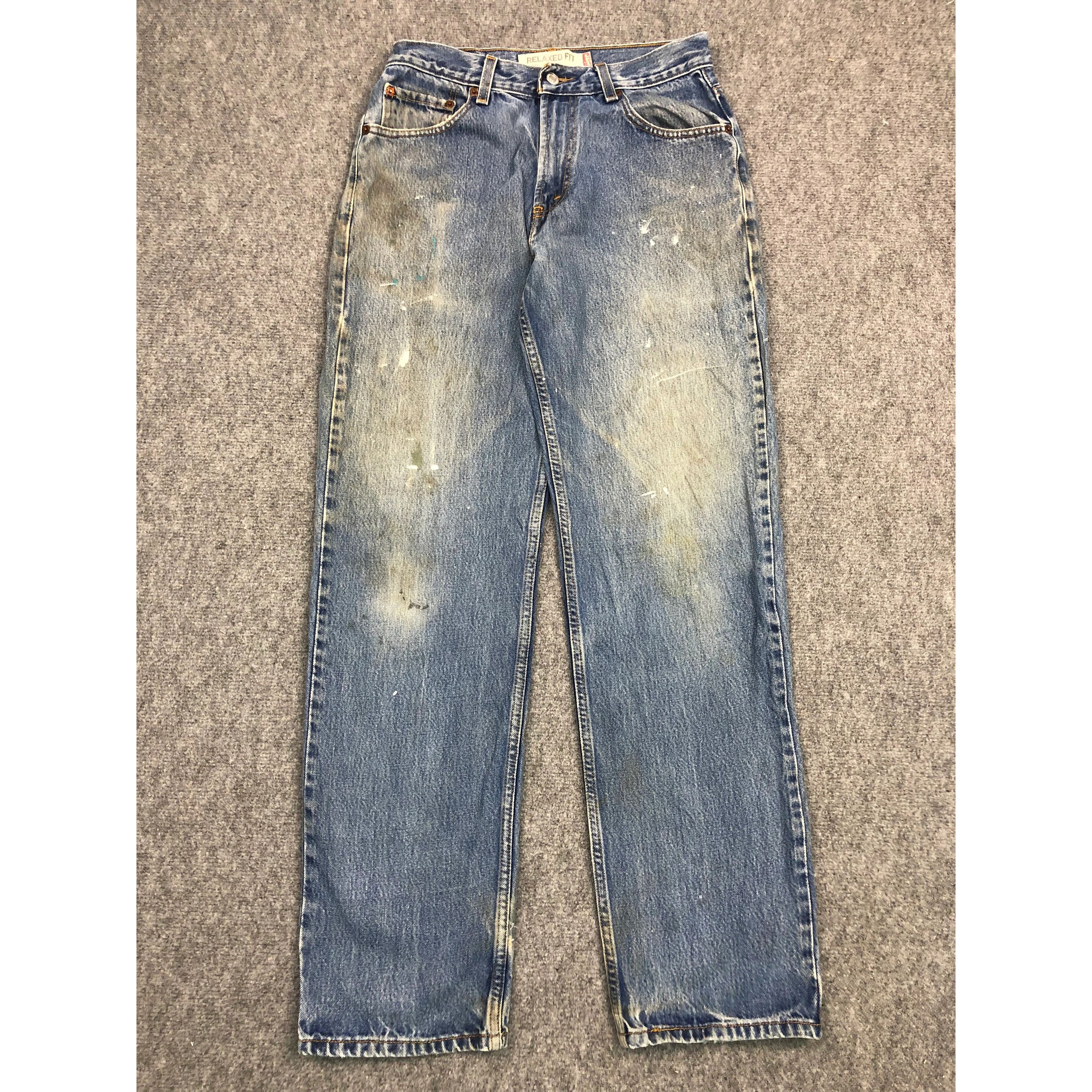 Levi's Vintage Levis 550 Relaxed Fit Blue Denim DP0247 Size US 30 / EU 46 - 1 Thumbnail