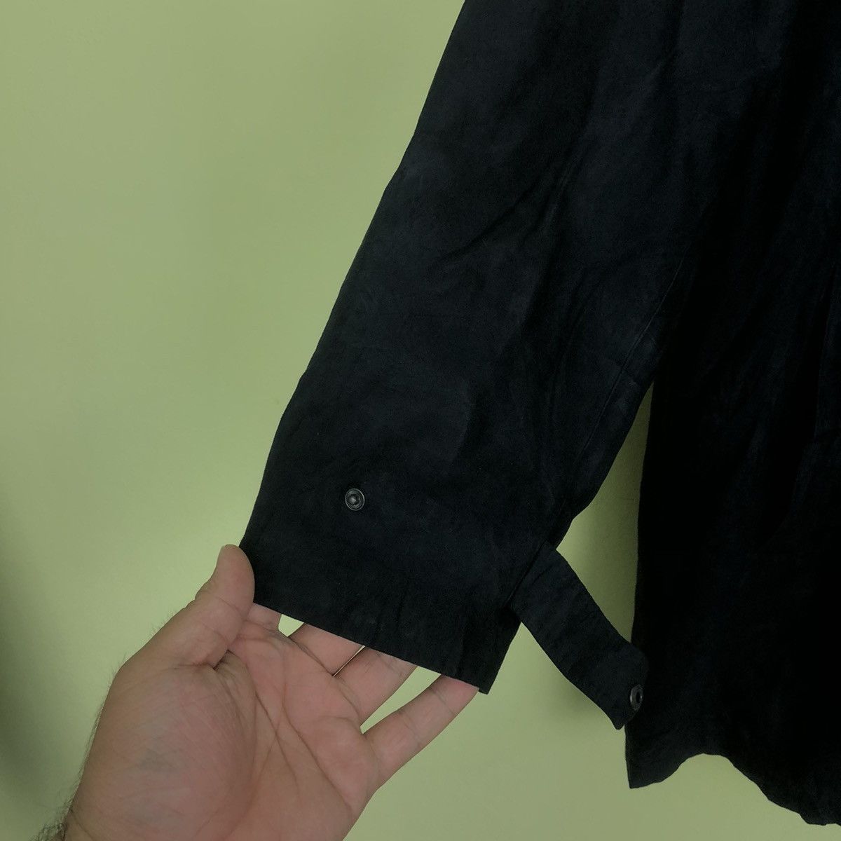 Japanese Brand Vintage Mario Valentino Parka JacketBlack Size US L / EU 52-54 / 3 - 5 Thumbnail
