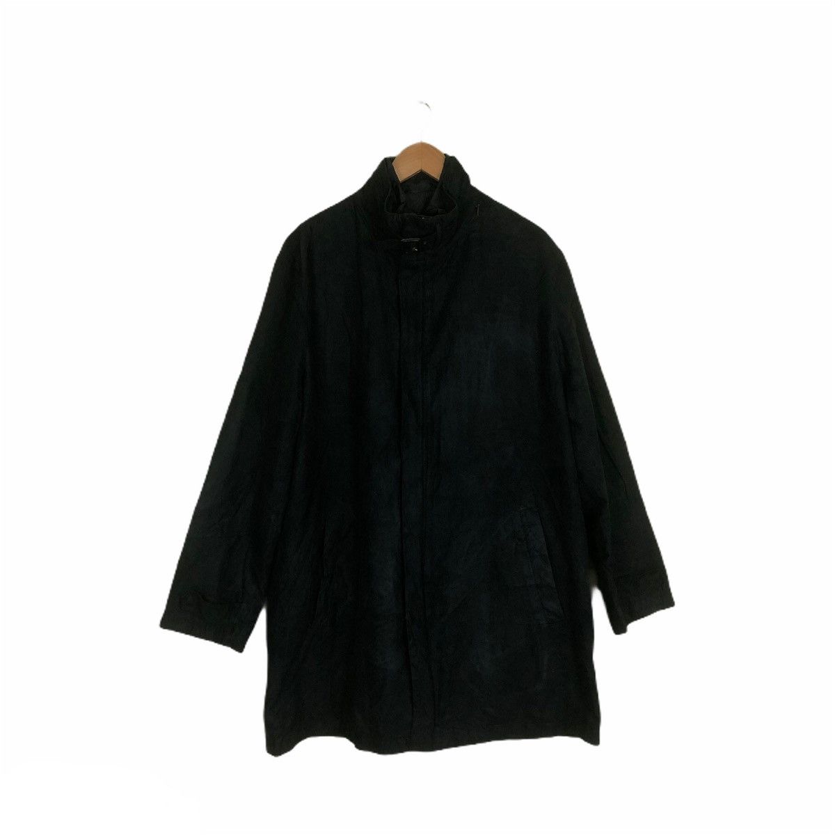 Japanese Brand Vintage Mario Valentino Parka JacketBlack Size US L / EU 52-54 / 3 - 1 Thumbnail