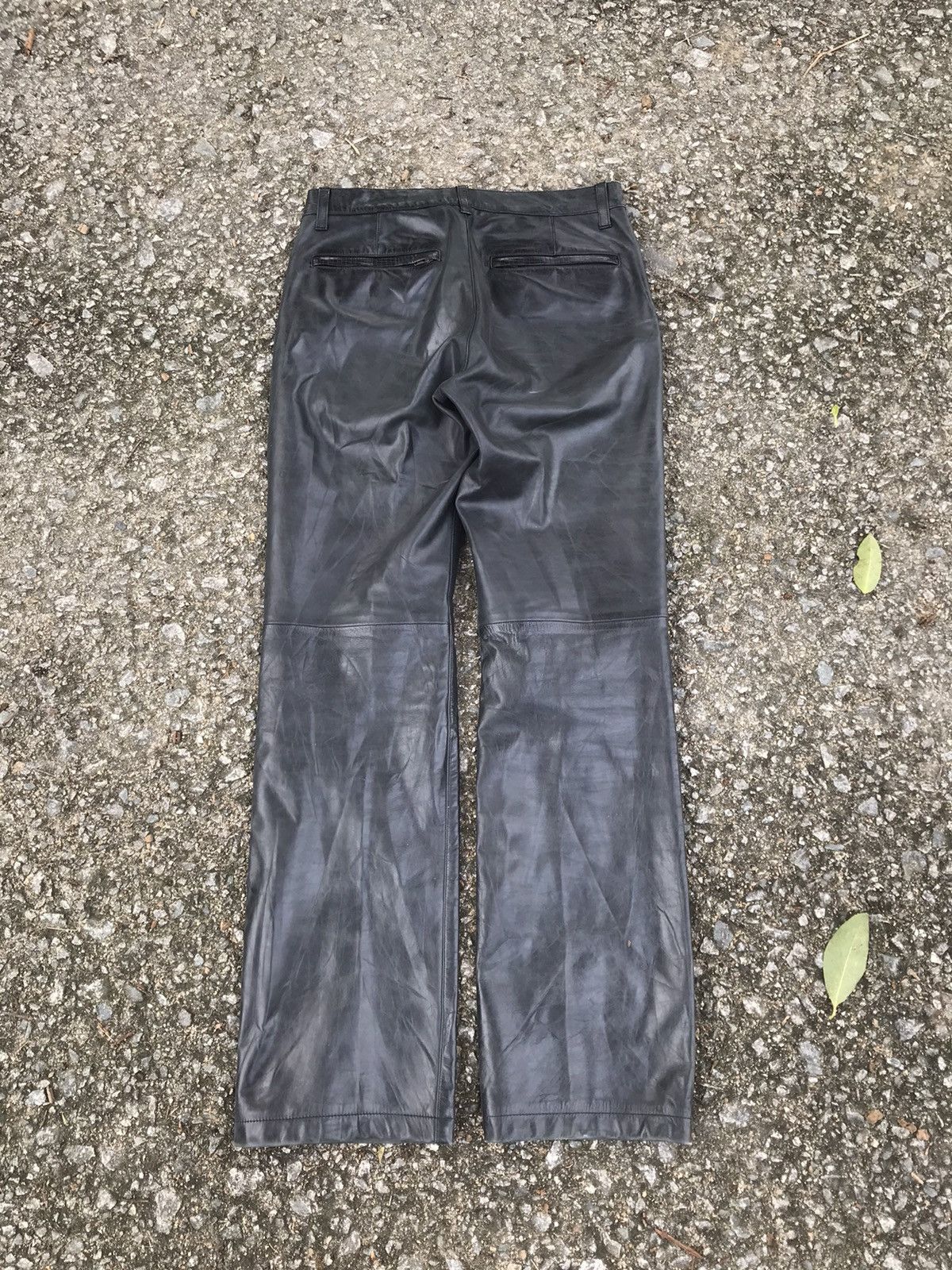 Beauty Beast Archival Yoshiyuki Konishi Cowhide Leather Pants Size US 29 - 4 Thumbnail