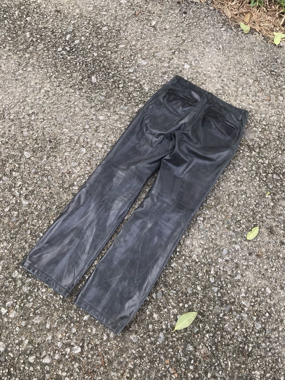 Beauty Beast Archival Yoshiyuki Konishi Cowhide Leather Pants Size US 29 - 9 Thumbnail