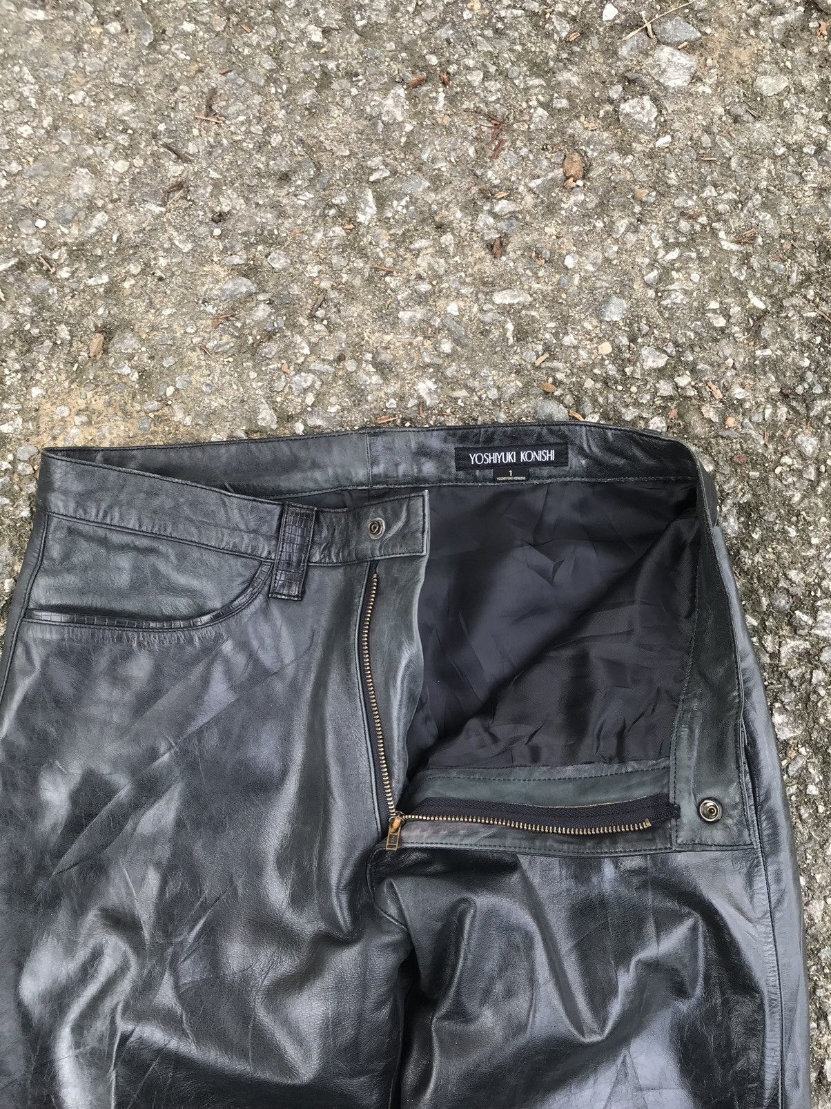 Beauty Beast Archival Yoshiyuki Konishi Cowhide Leather Pants Size US 29 - 14 Thumbnail