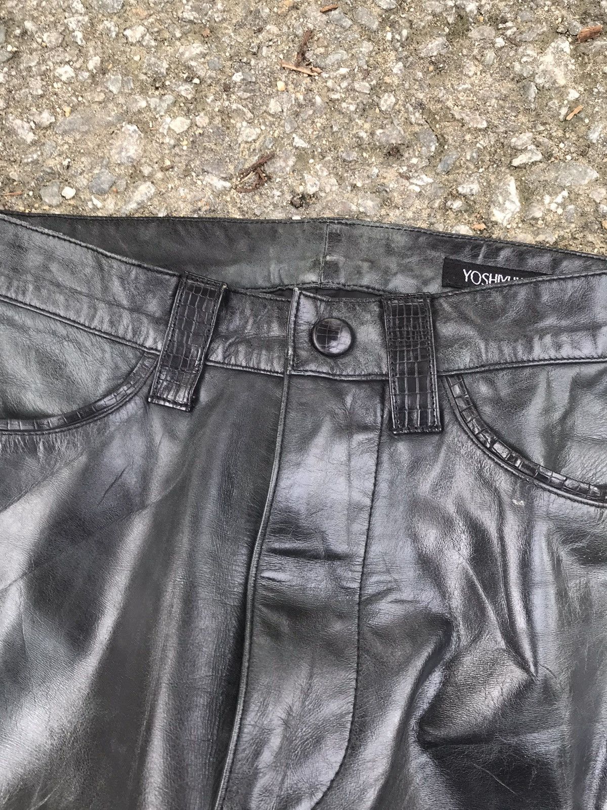 Beauty Beast Archival Yoshiyuki Konishi Cowhide Leather Pants Size US 29 - 8 Thumbnail