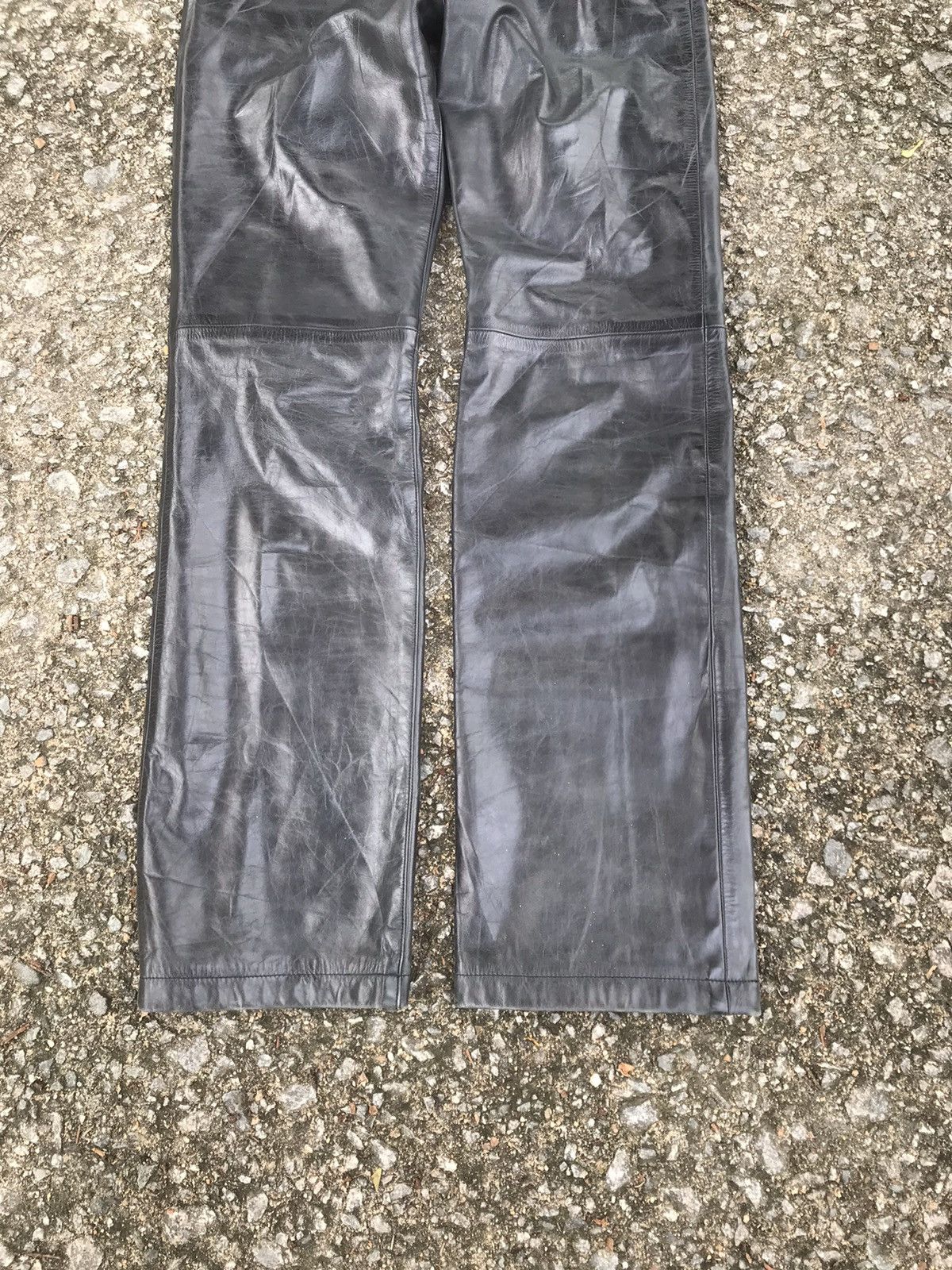 Beauty Beast Archival Yoshiyuki Konishi Cowhide Leather Pants Size US 29 - 7 Thumbnail
