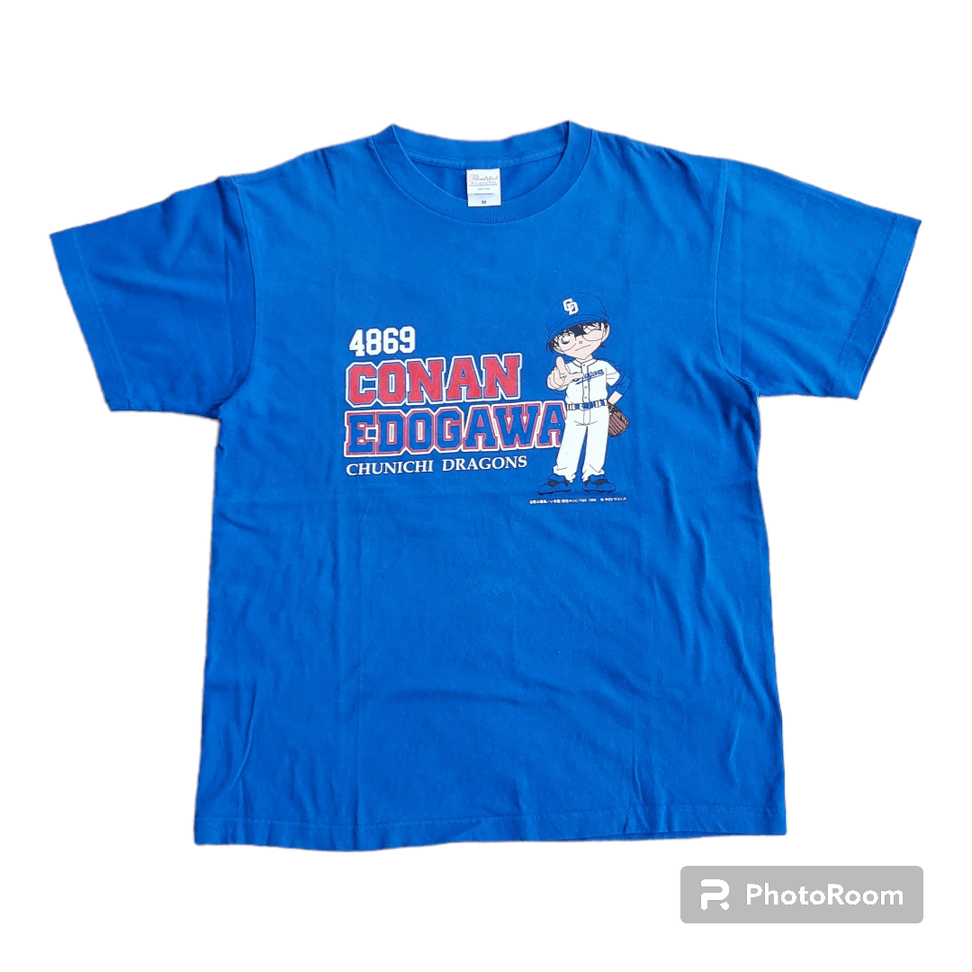 Anime × Vintage 💥Vintage 90's Detective Conan x Chunici Dragons T Shirt Size US M / EU 48-50 / 2 - 1 Thumbnail