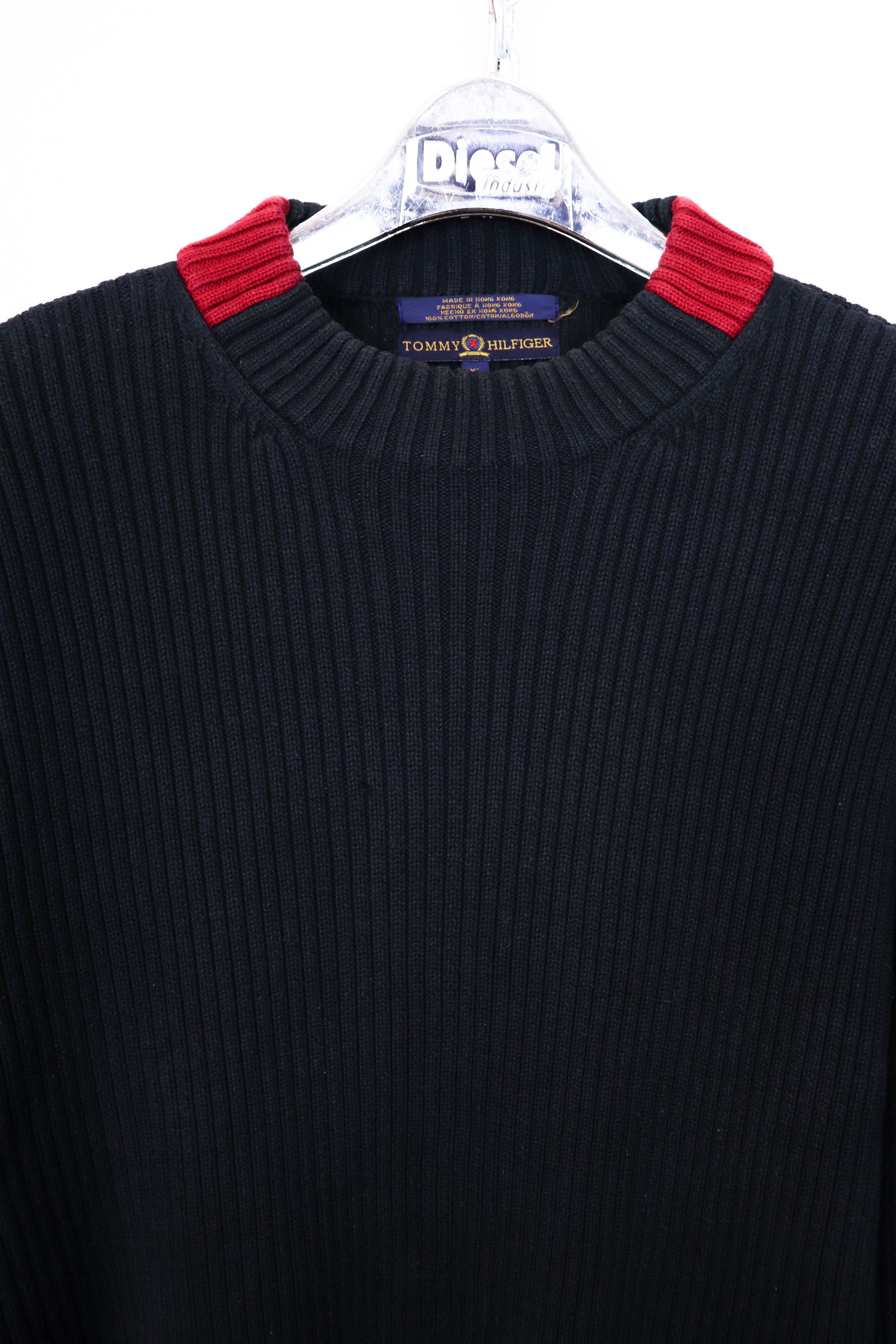 Tommy Hilfiger Tommy Hilfiger Vintage 90s Hong Kong Ribbed Cotton Sweater Size US XL / EU 56 / 4 - 3 Thumbnail
