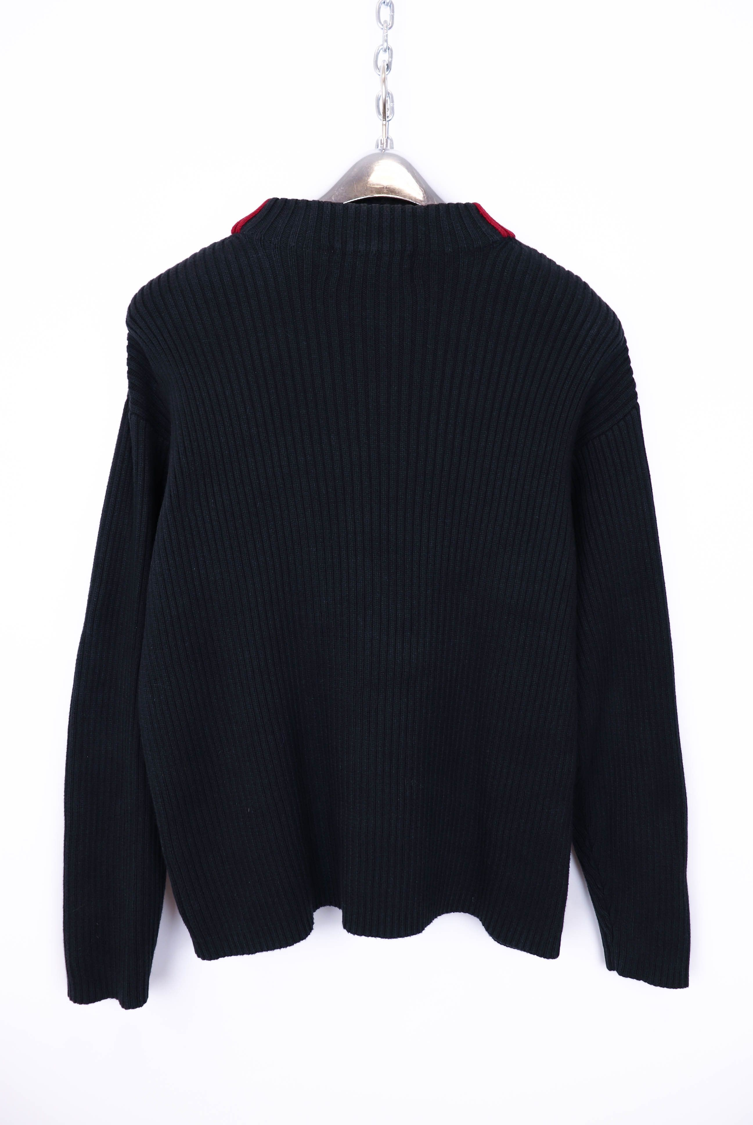 Tommy Hilfiger Tommy Hilfiger Vintage 90s Hong Kong Ribbed Cotton Sweater Size US XL / EU 56 / 4 - 2 Thumbnail