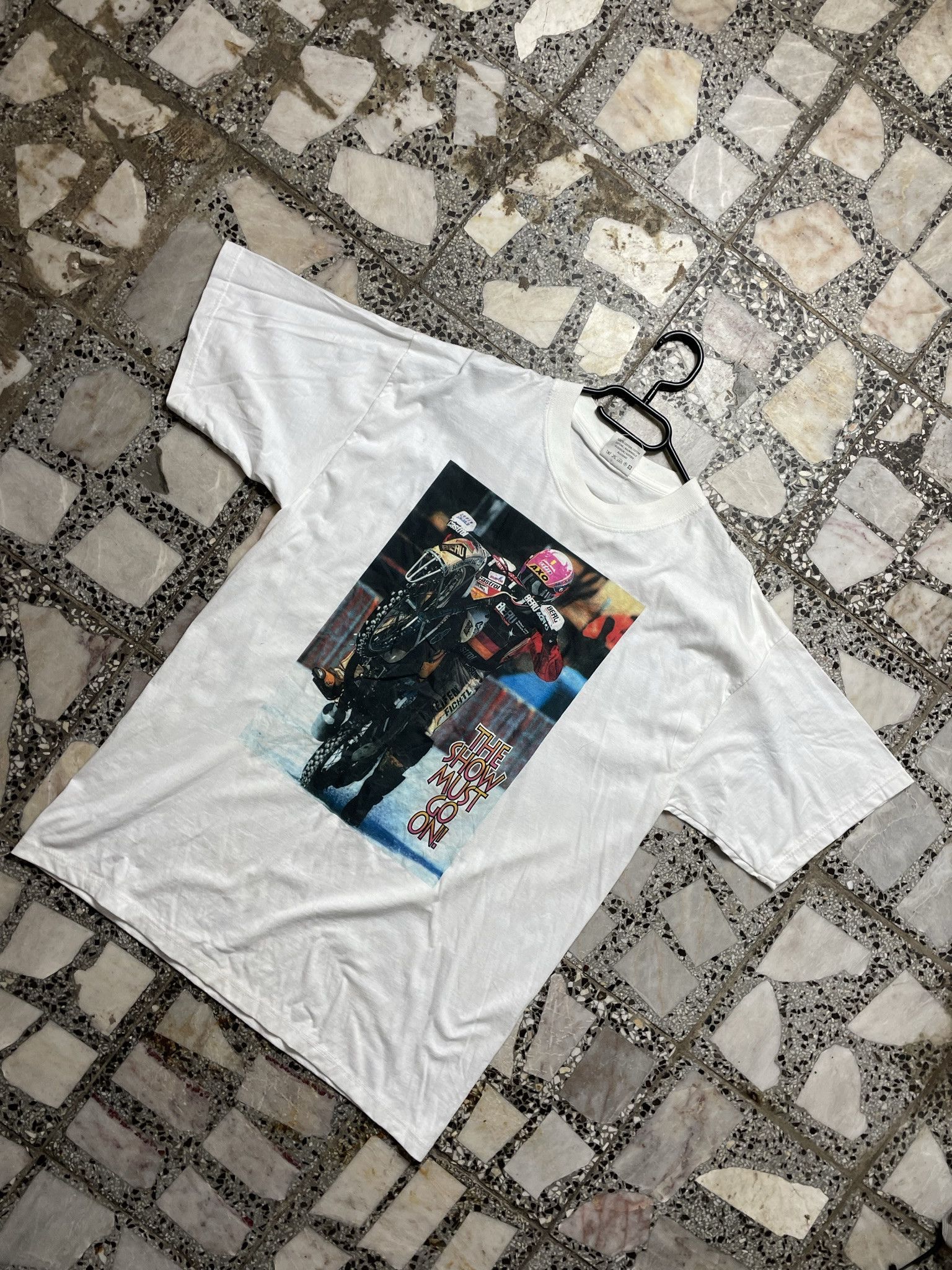 NASCAR × Vintage VINTAGE ICE TIME EISZEIT MOTORCYCLE CROSS RACING TEE Size US L / EU 52-54 / 3 - 1 Thumbnail