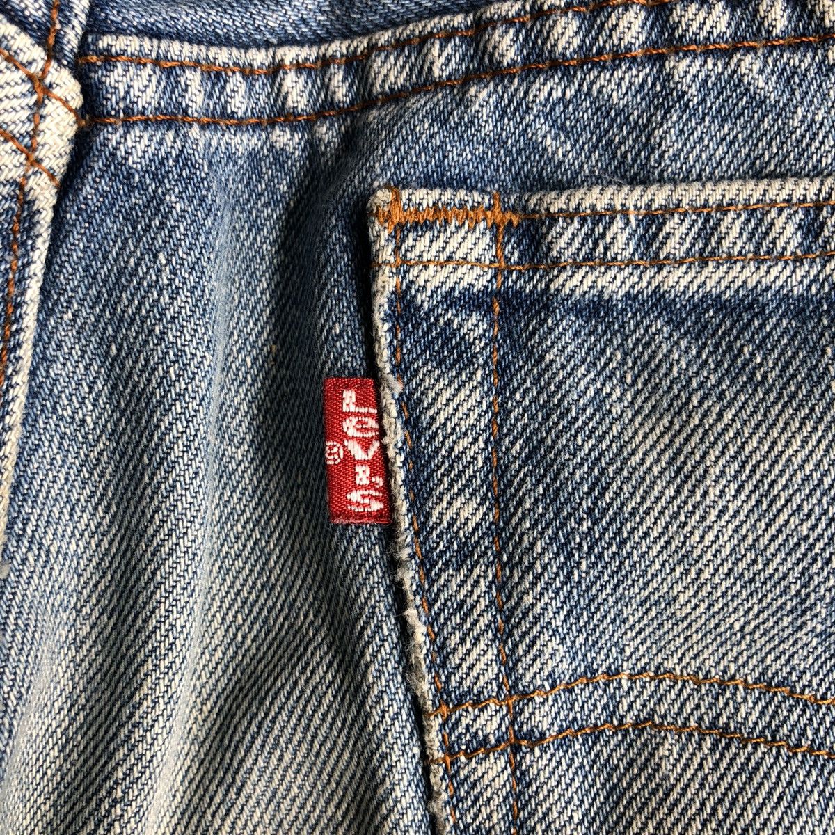 Levi's Vtg 80’s Levis 501 Rindem Button 555 Selvedge Denim Jeans Size US 29 - 10 Thumbnail