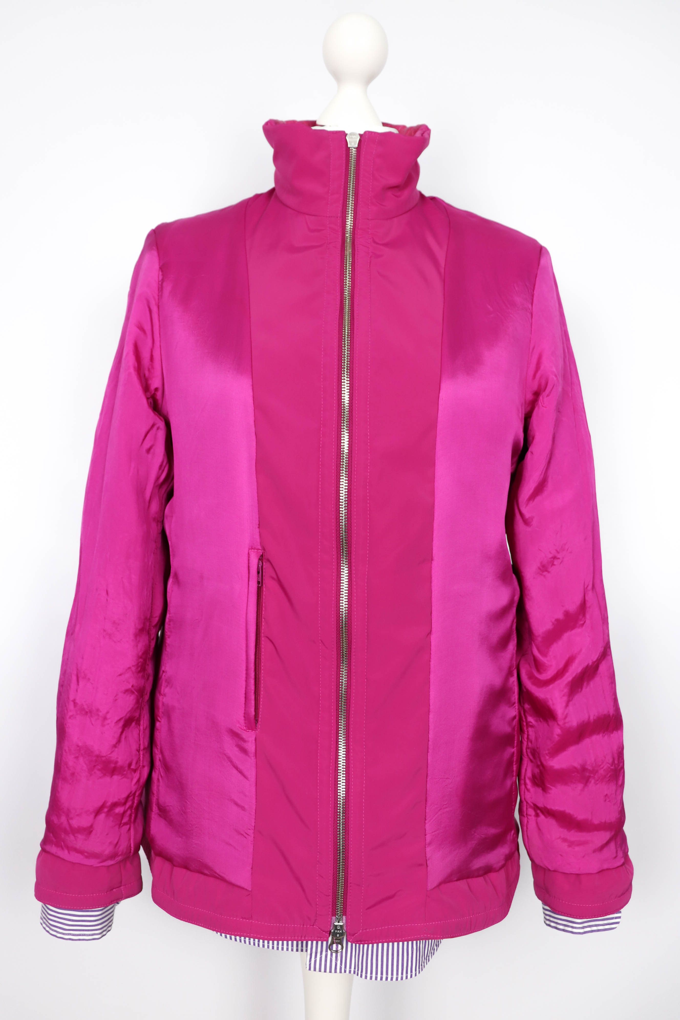 Escada Escada Sport Rare Women’s Fuxia Pink Nylon Jacket Size 40 Size S / US 4 / IT 40 - 12 Thumbnail