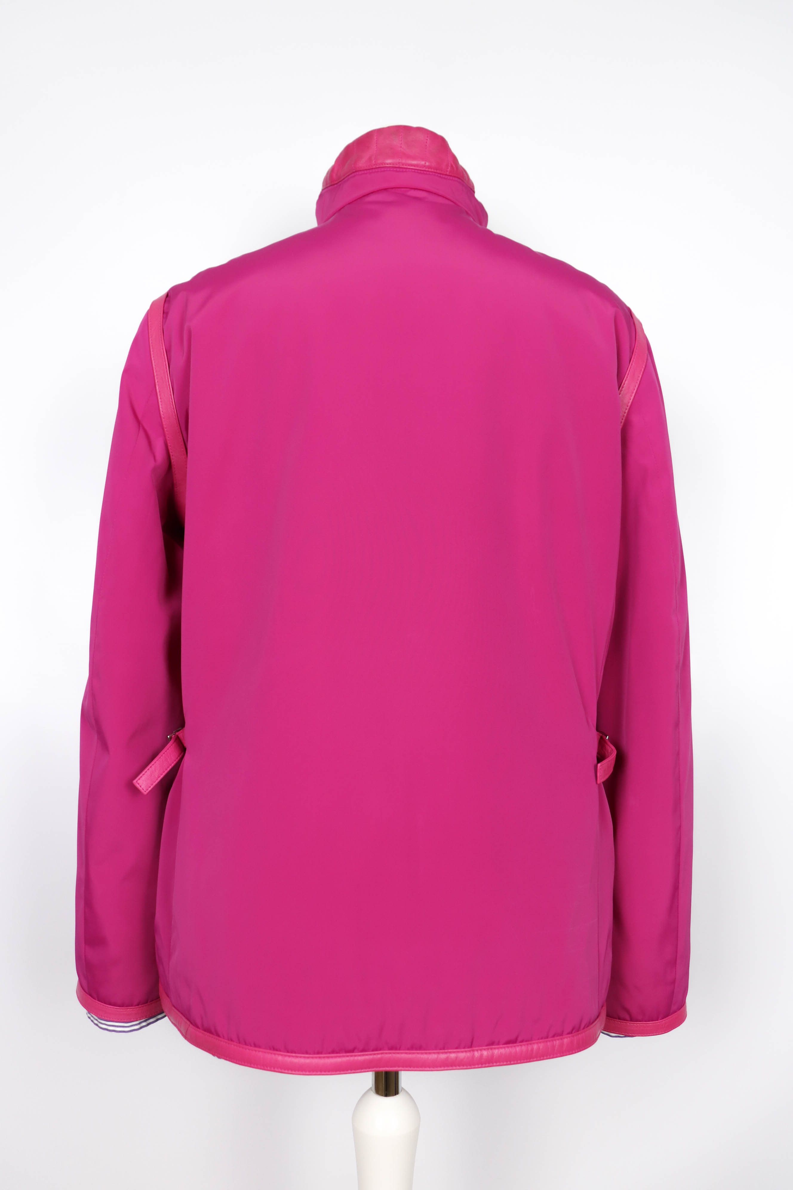 Escada Escada Sport Rare Women’s Fuxia Pink Nylon Jacket Size 40 Size S / US 4 / IT 40 - 2 Thumbnail