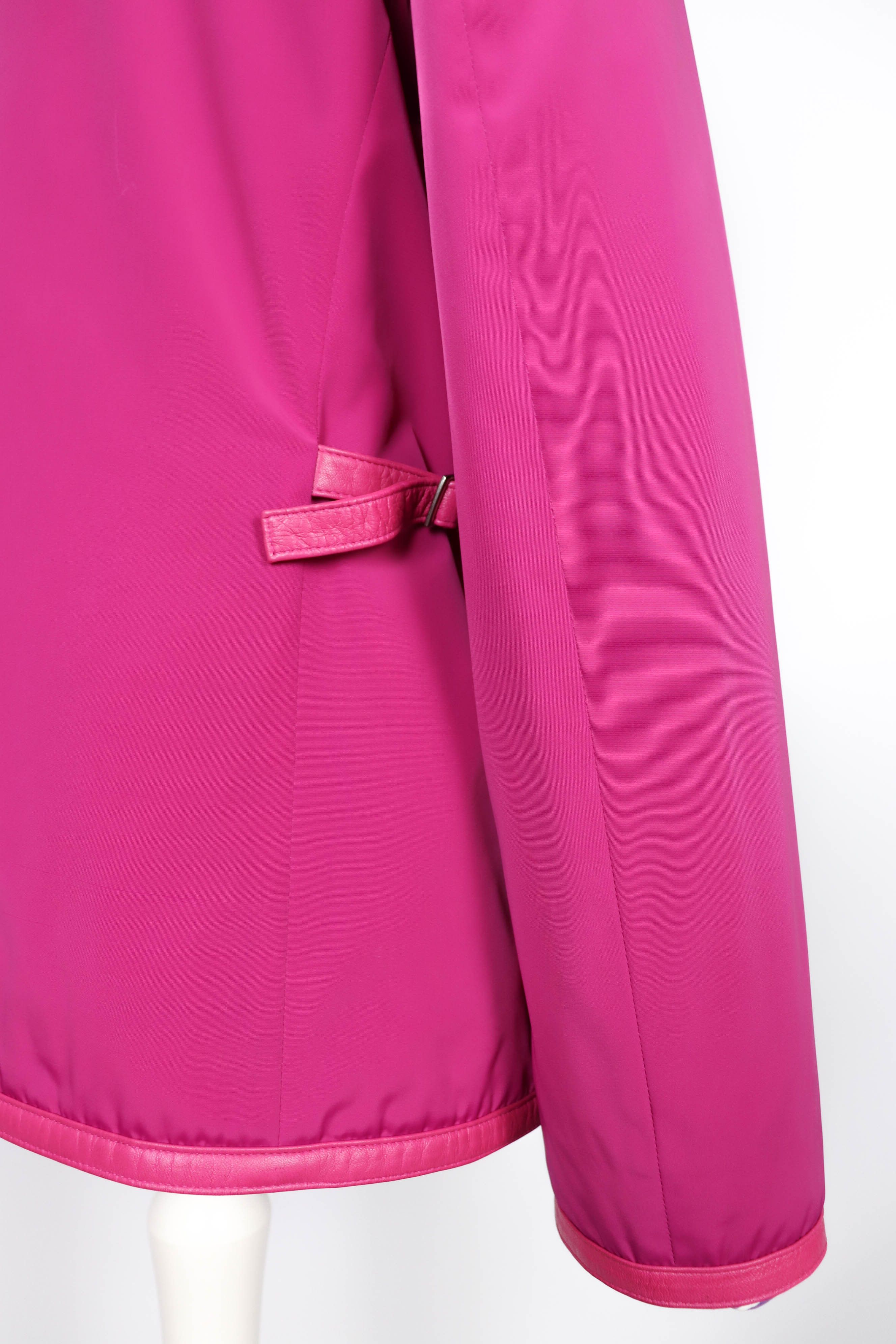 Escada Escada Sport Rare Women’s Fuxia Pink Nylon Jacket Size 40 Size S / US 4 / IT 40 - 7 Thumbnail