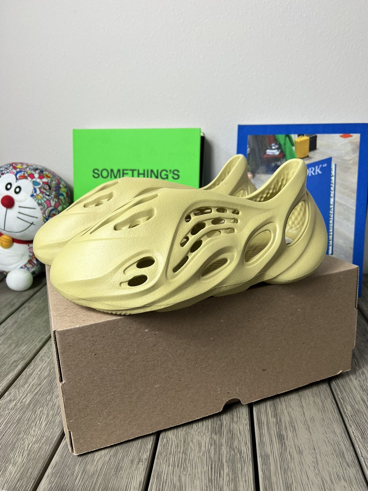 Adidas × Kanye West Adidas Yeezy Foam RNNR “Sulfur” Size US 10 / EU 43 - 1 Thumbnail