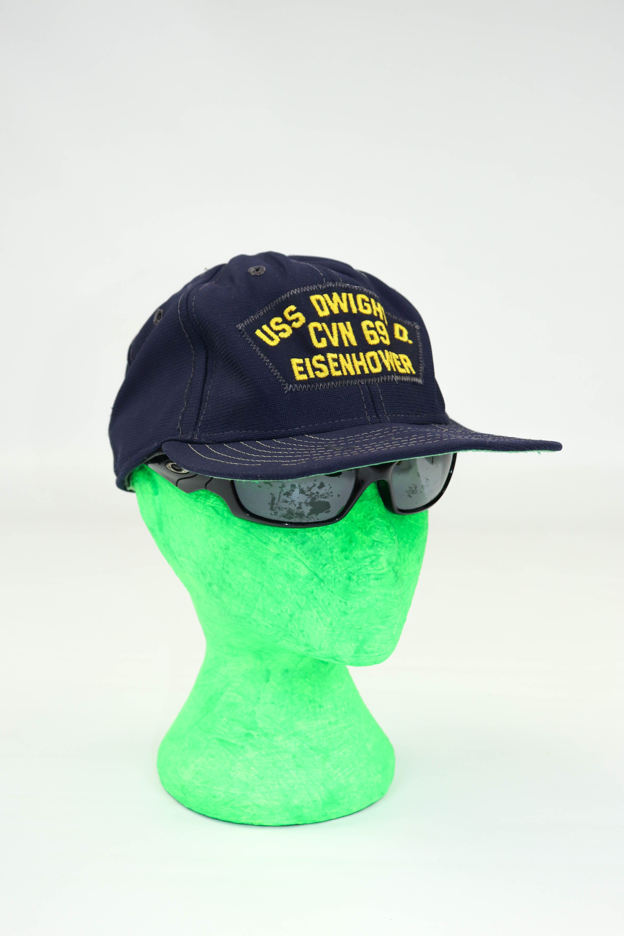 New Era New Era Vintage USS Dwight CVN69 Eisenhower Snapback Cap Hat Size ONE SIZE - 1 Thumbnail