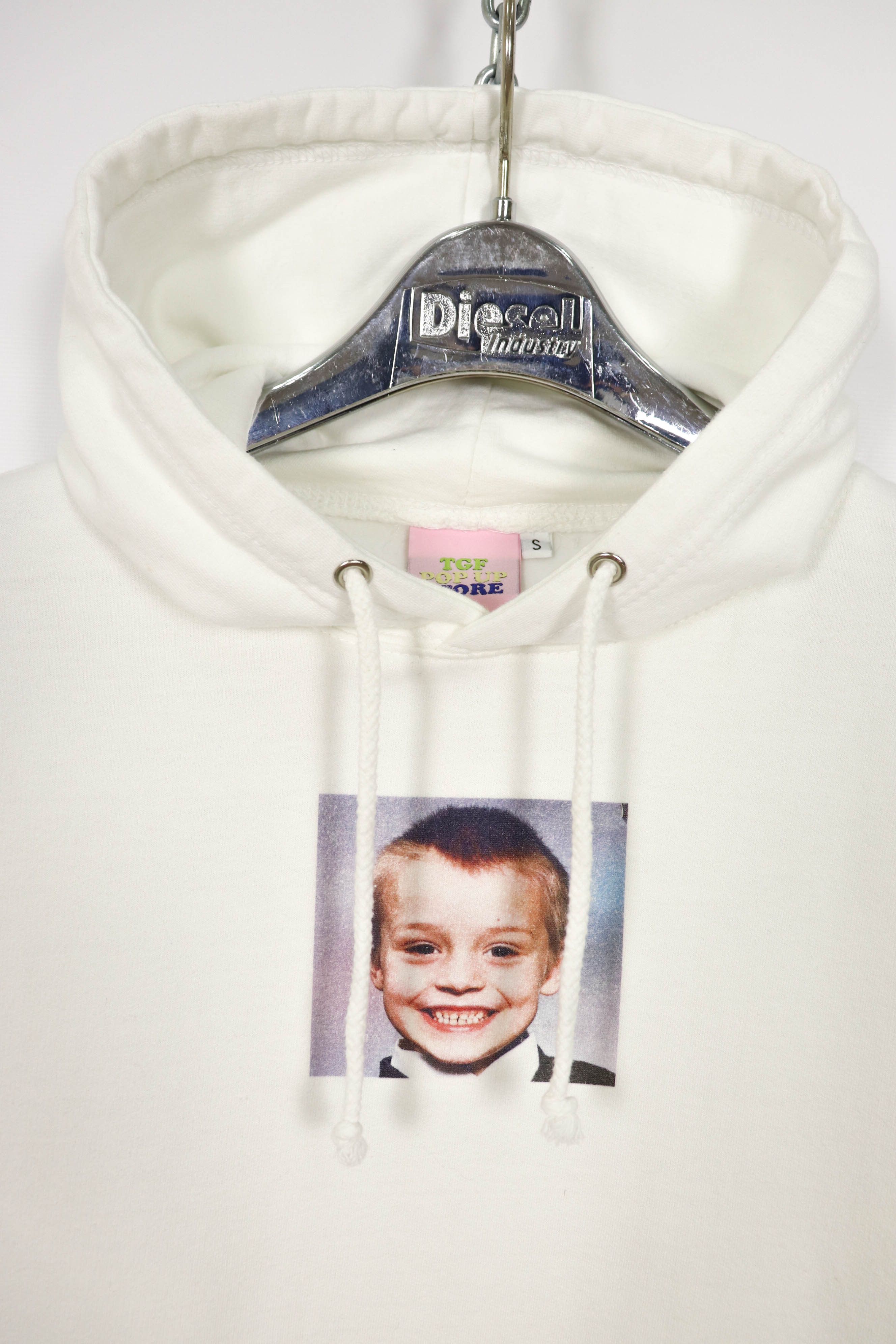 Other TGF Pop Up Store Baby Face Printed Graphics White Hoodie Size US S / EU 44-46 / 1 - 7 Thumbnail