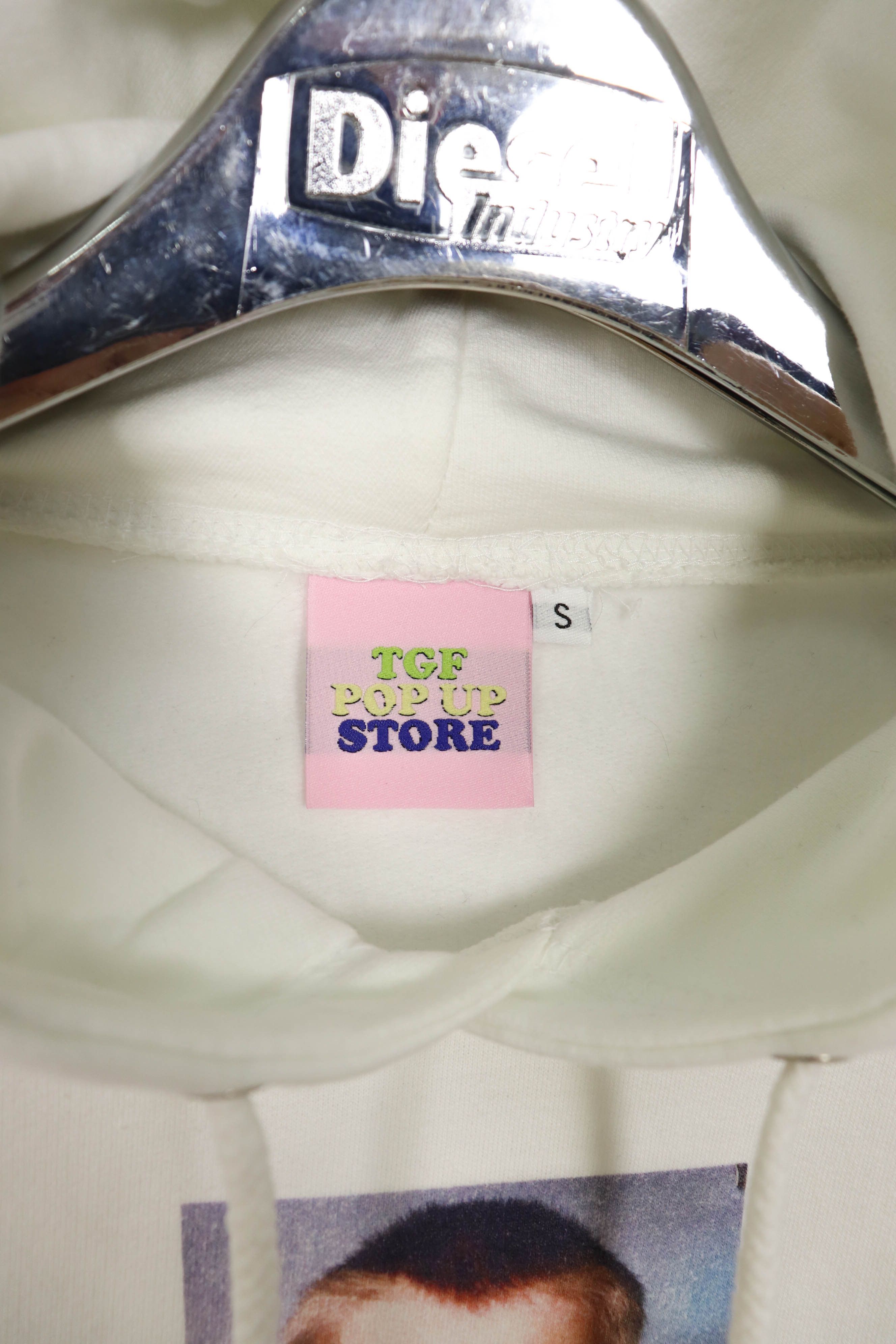 Other TGF Pop Up Store Baby Face Printed Graphics White Hoodie Size US S / EU 44-46 / 1 - 16 Thumbnail