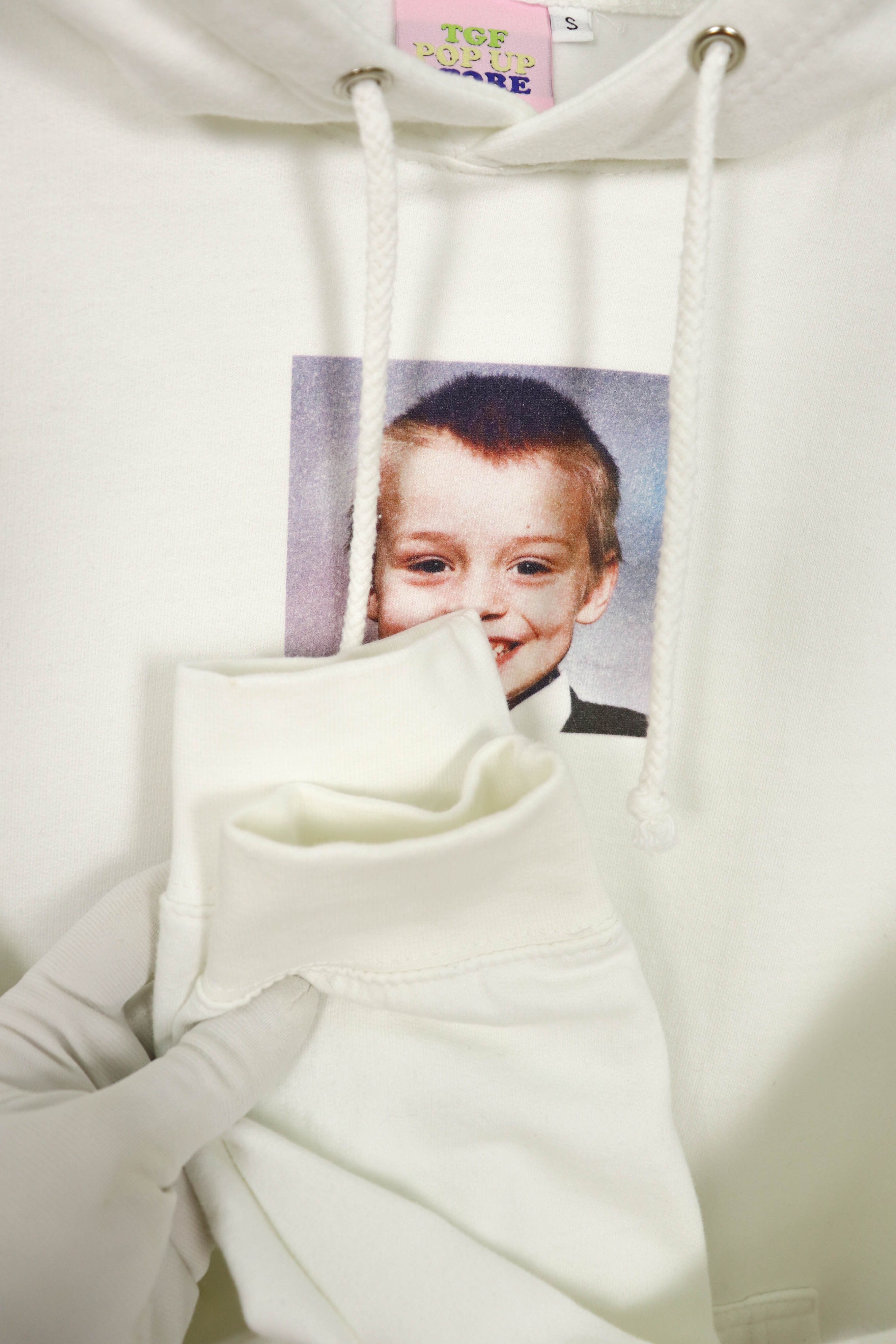 Other TGF Pop Up Store Baby Face Printed Graphics White Hoodie Size US S / EU 44-46 / 1 - 15 Thumbnail