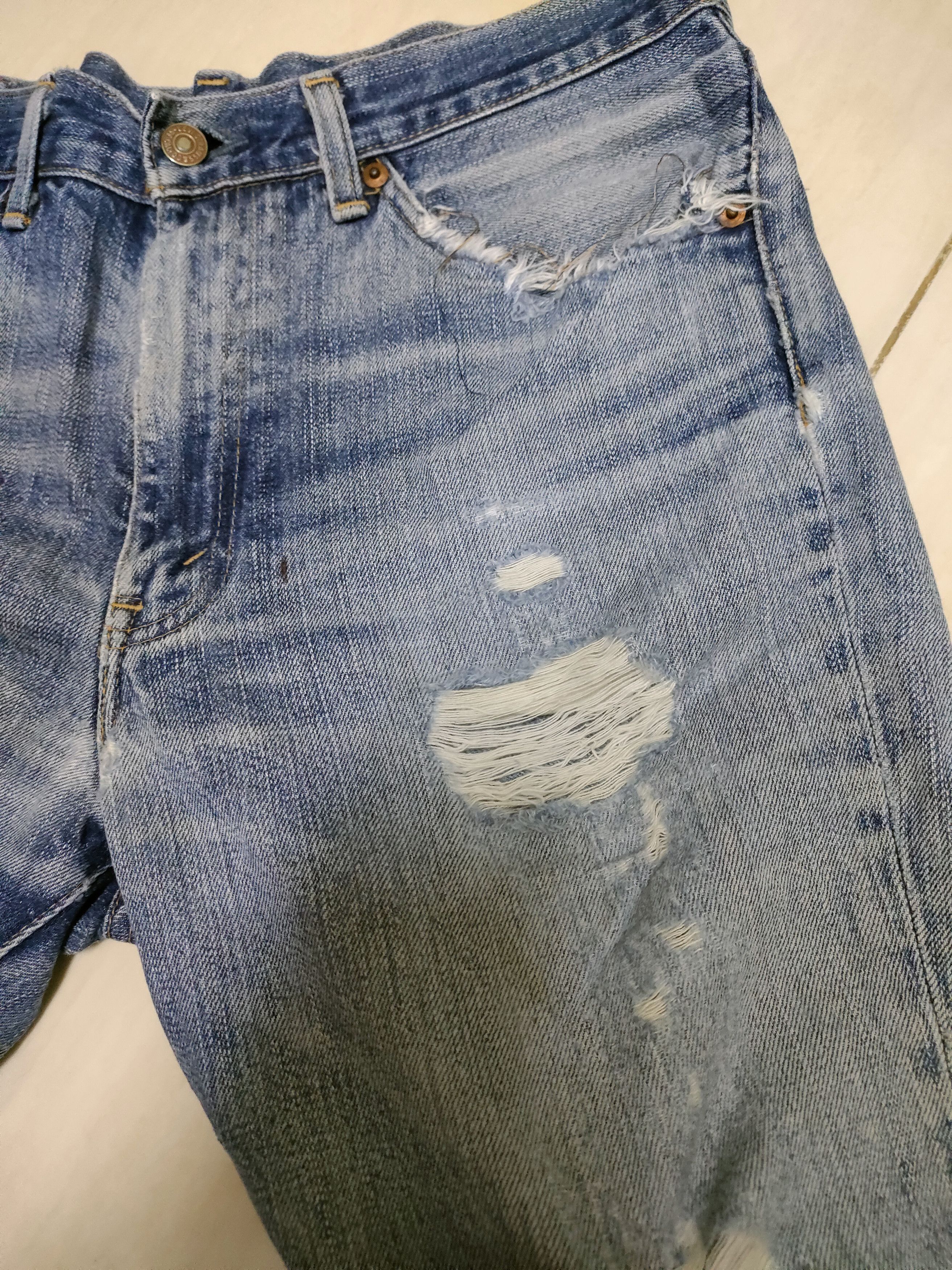 Levi's × Vintage 🔥 Steals 🔥 Levis Redlop Distressed Short Pants Size US 33 - 6 Thumbnail
