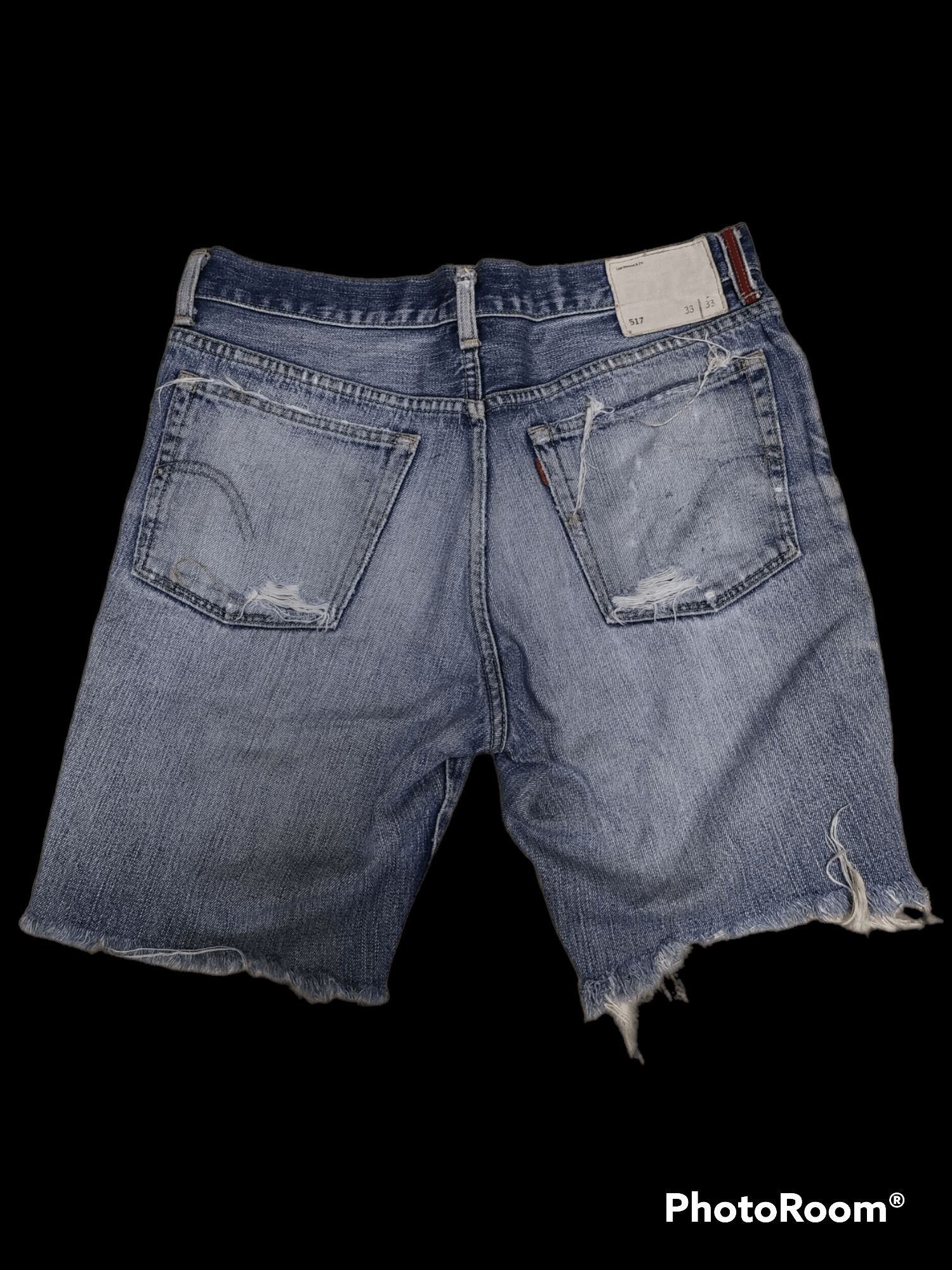 Levi's × Vintage 🔥 Steals 🔥 Levis Redlop Distressed Short Pants Size US 33 - 2 Thumbnail