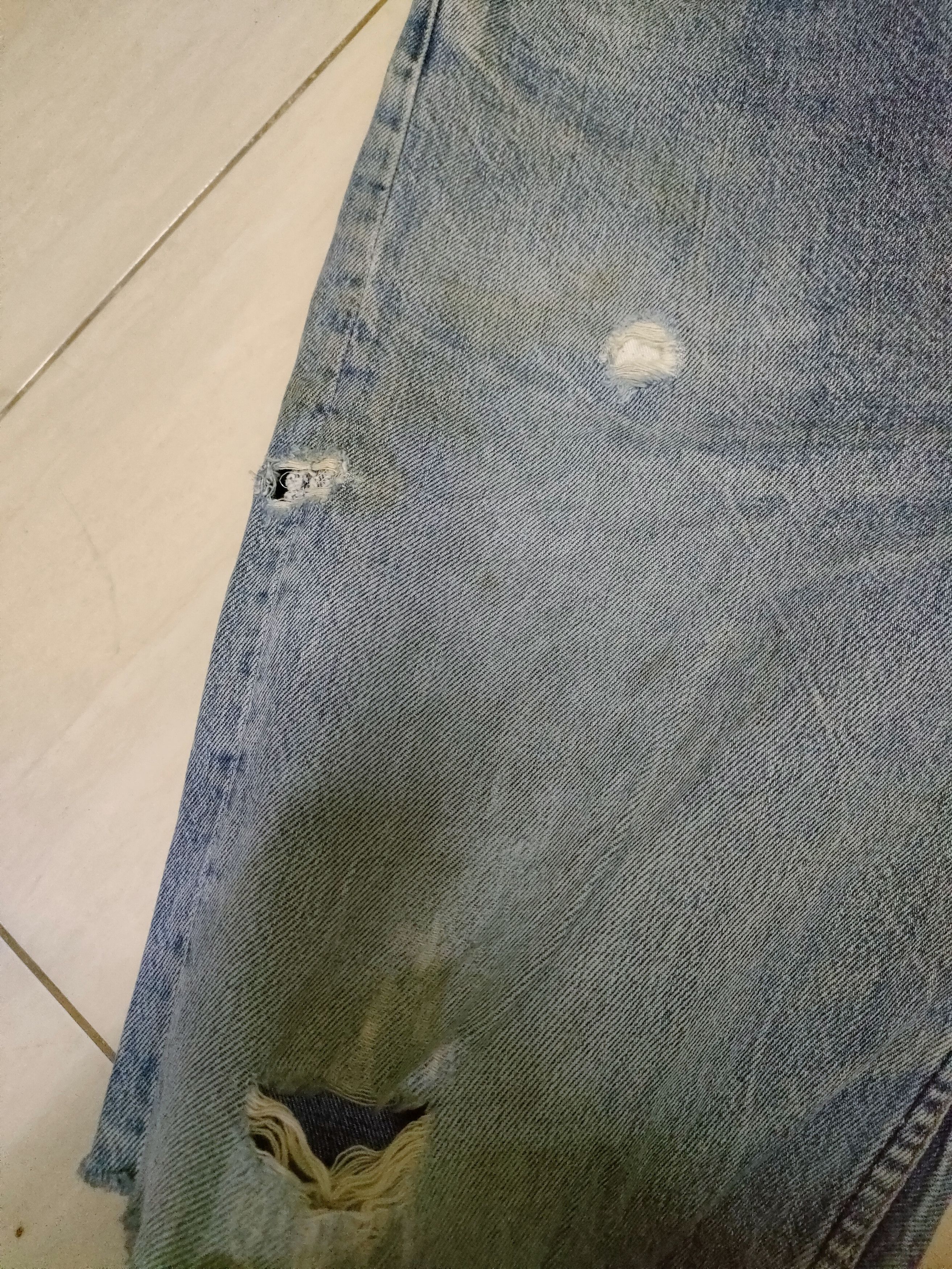 Levi's × Levi's Vintage Clothing × Vintage 🔥 Steals 🔥 Vintage Levis 501 Distressed Short Pants Size US 36 / EU 52 - 5 Thumbnail
