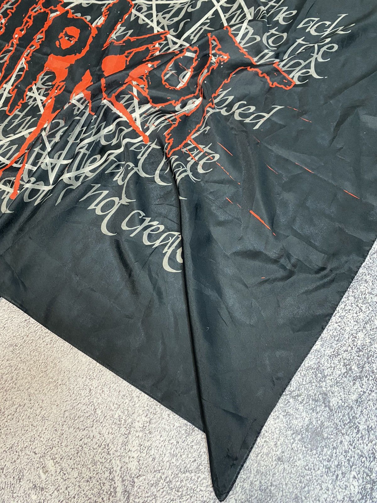 Band Tees VINTAGE Slipknot 2006 Rock Band Scarf Handkerchief Size ONE SIZE - 6 Thumbnail