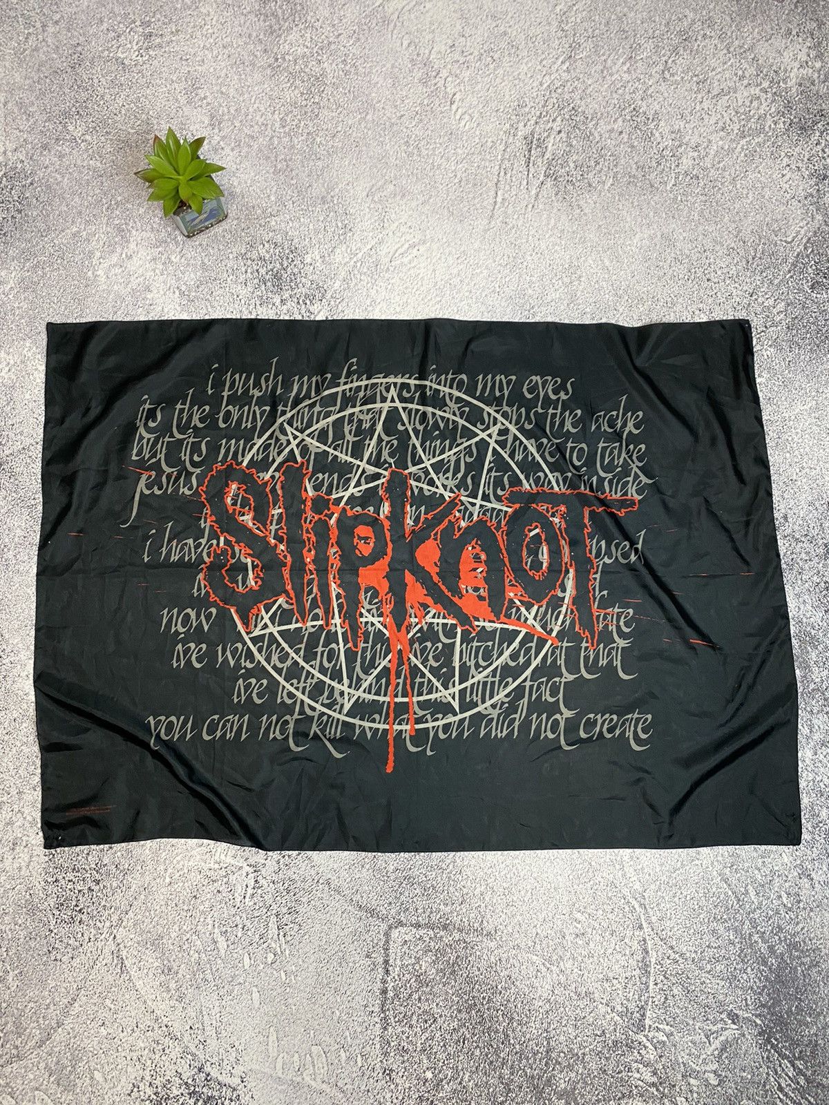Band Tees VINTAGE Slipknot 2006 Rock Band Scarf Handkerchief Size ONE SIZE - 1 Thumbnail