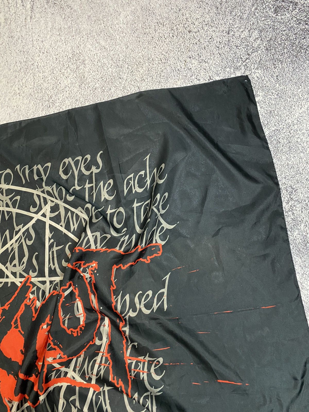 Band Tees VINTAGE Slipknot 2006 Rock Band Scarf Handkerchief Size ONE SIZE - 5 Thumbnail