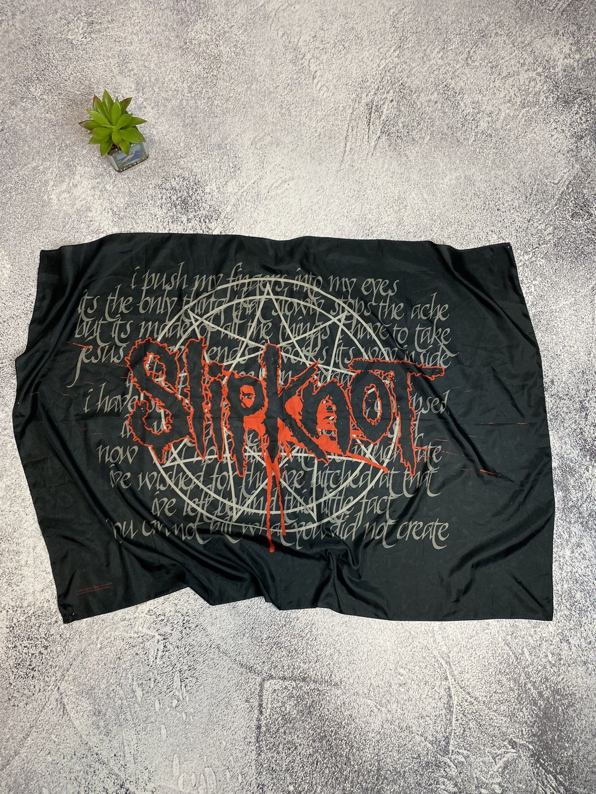 Band Tees VINTAGE Slipknot 2006 Rock Band Scarf Handkerchief Size ONE SIZE - 2 Thumbnail