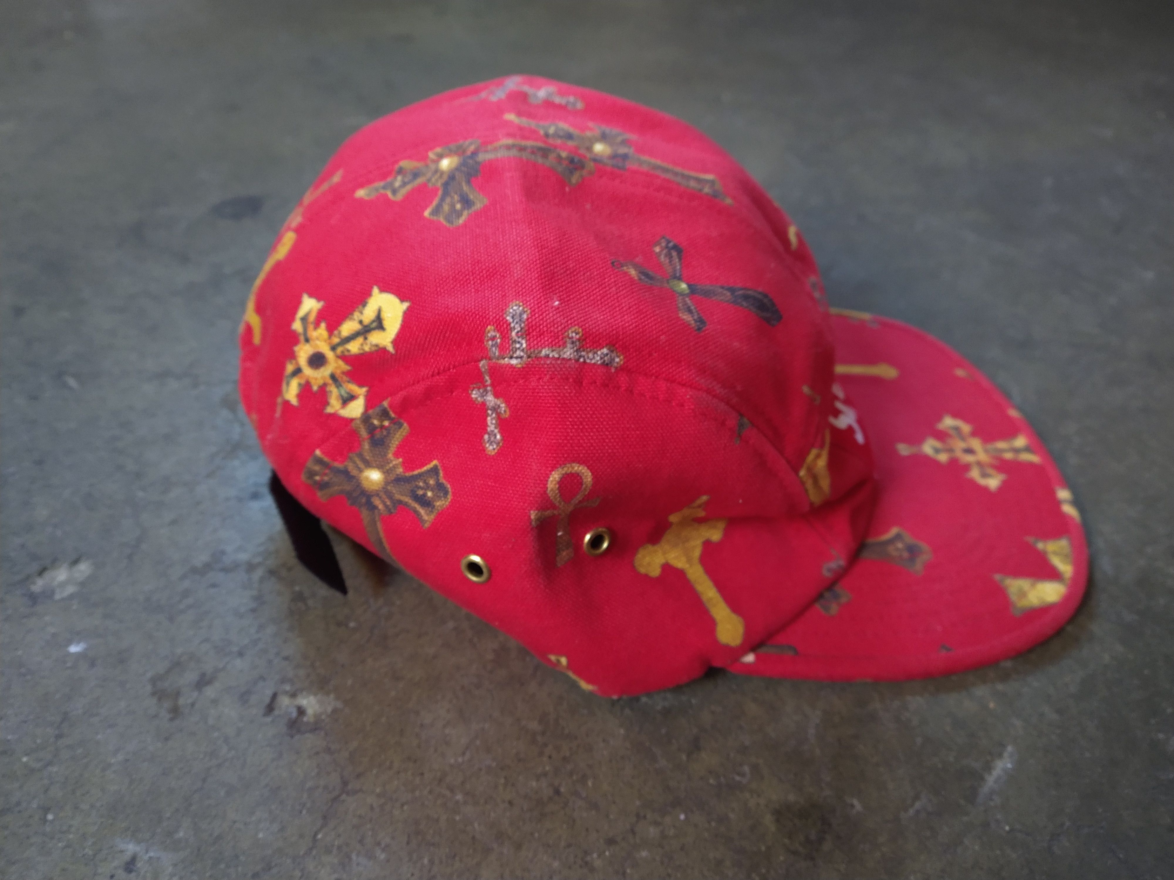 Supreme Supreme Crosses Camp Hat Red SS/13 Bogo Box Logo Size ONE SIZE - 5 Thumbnail
