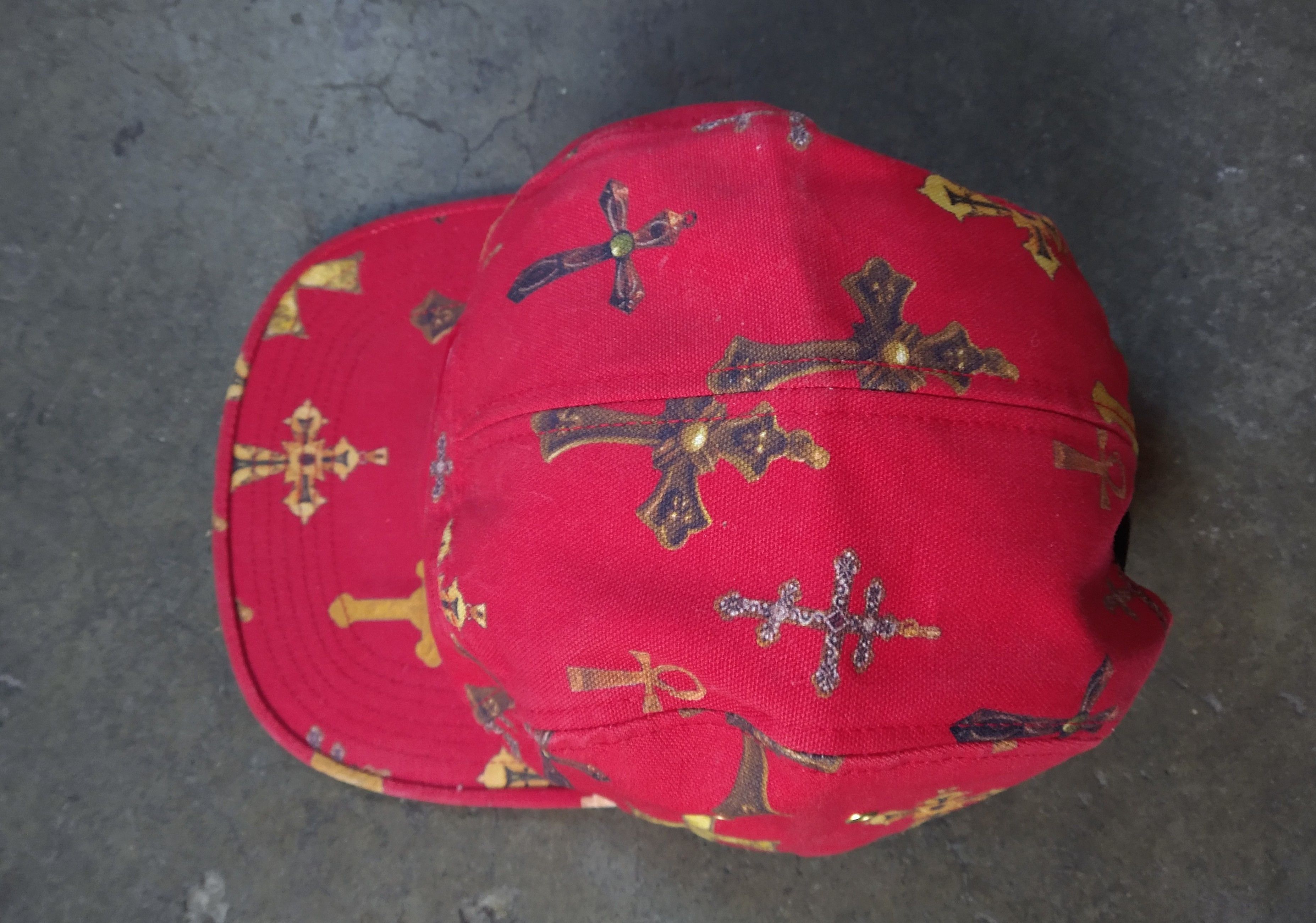 Supreme Supreme Crosses Camp Hat Red SS/13 Bogo Box Logo Size ONE SIZE - 4 Thumbnail