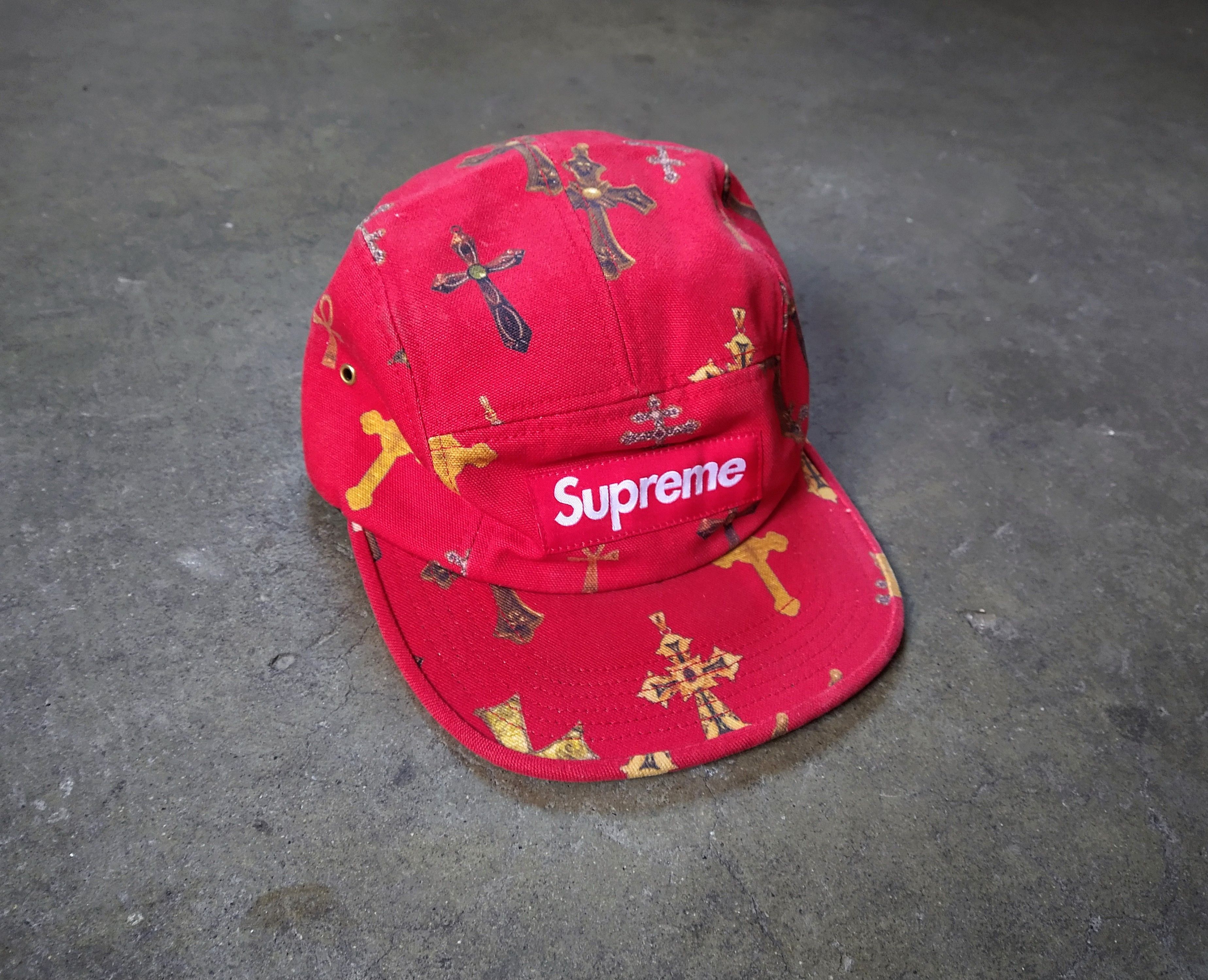 Supreme Supreme Crosses Camp Hat Red SS/13 Bogo Box Logo Size ONE SIZE - 1 Thumbnail