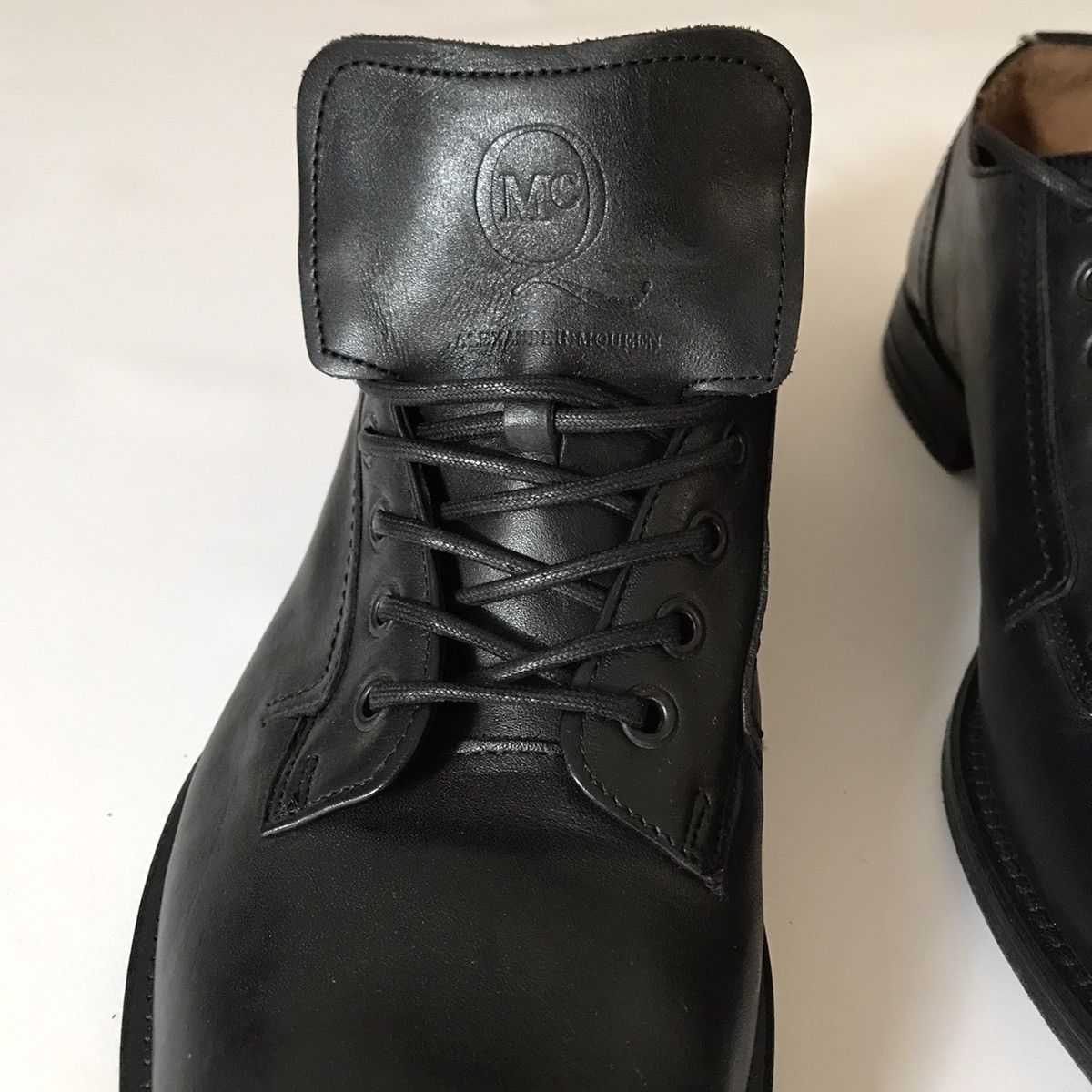 Alexander McQueen Alexander MсQueen design shoes leather tongue Size US 10 / EU 43 - 11 Thumbnail