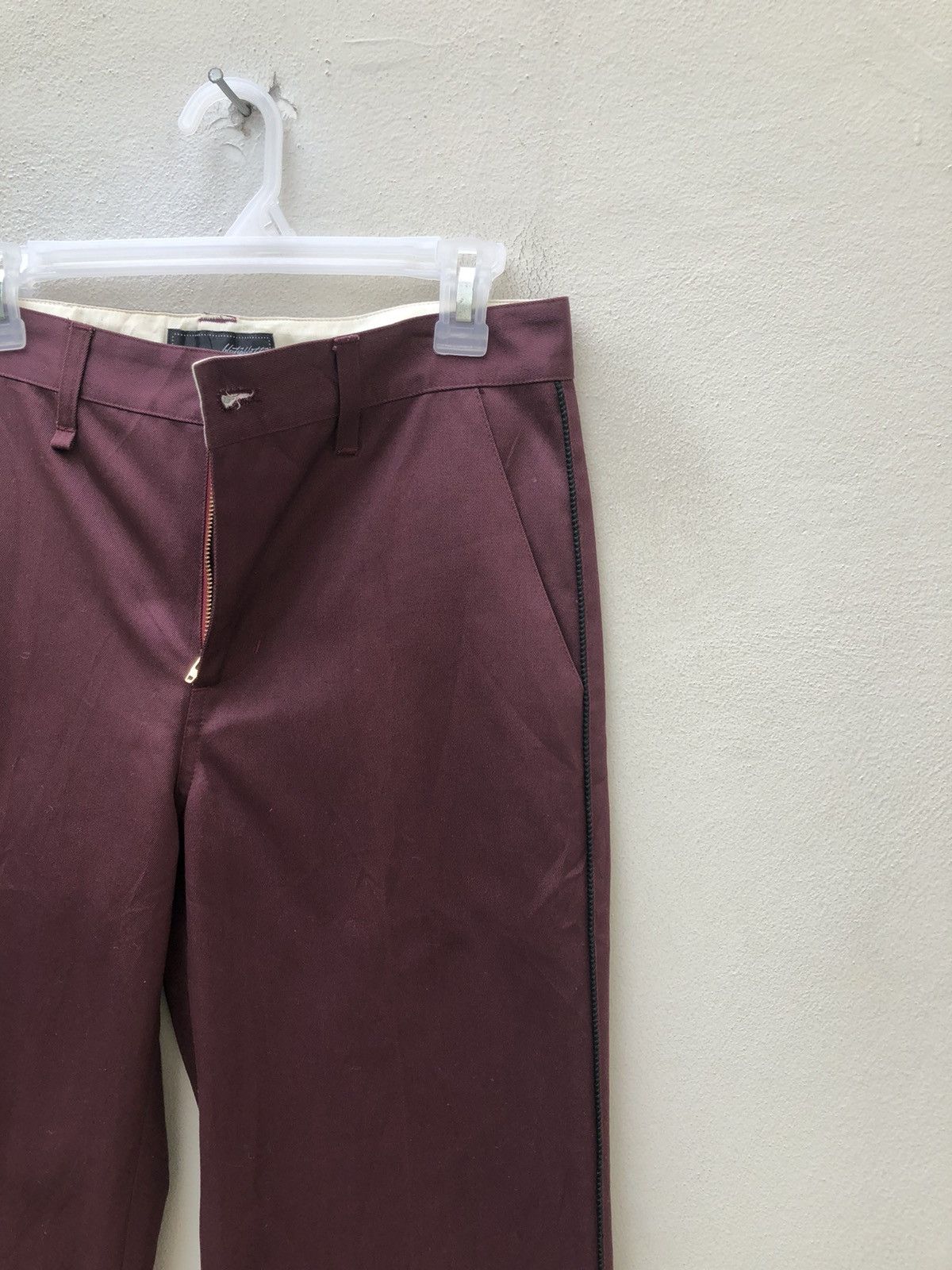 Vintage Bluten Blatt Japan Side Stripe Wide Leg Pant Size US 31 - 11 Thumbnail