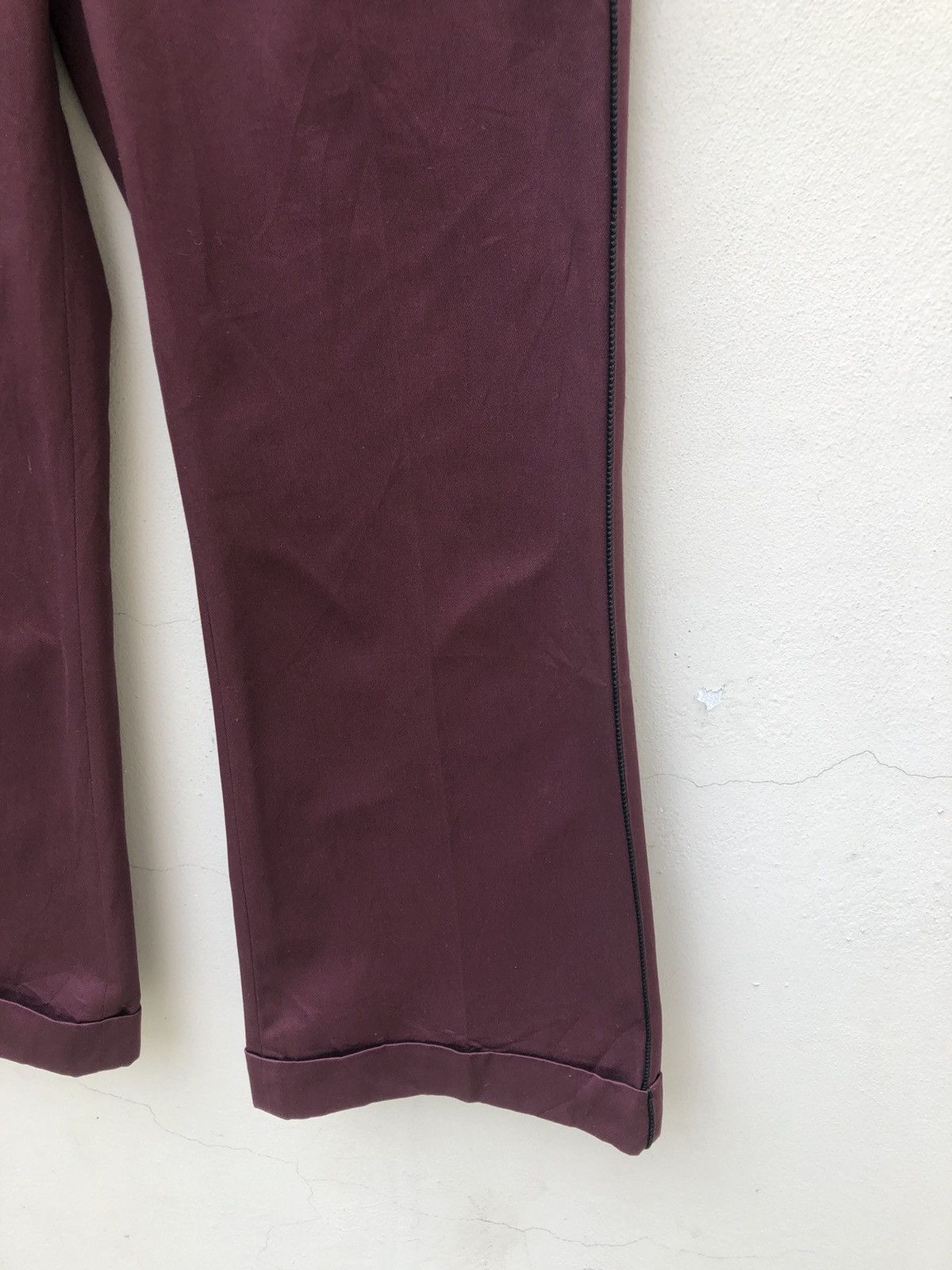 Vintage Bluten Blatt Japan Side Stripe Wide Leg Pant Size US 31 - 12 Thumbnail