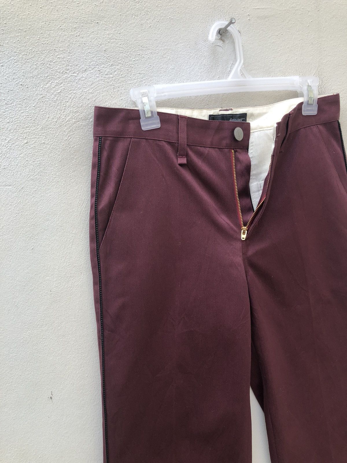 Vintage Bluten Blatt Japan Side Stripe Wide Leg Pant Size US 31 - 9 Thumbnail