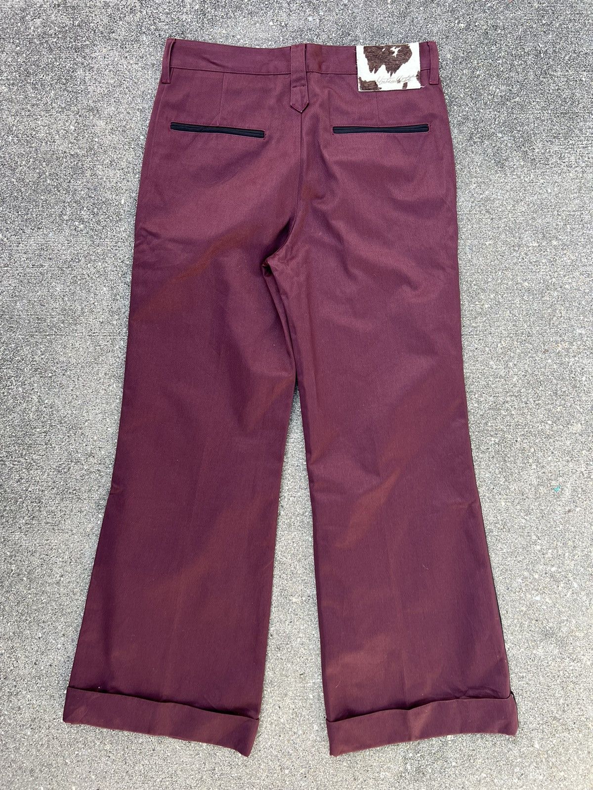 Vintage Bluten Blatt Japan Side Stripe Wide Leg Pant Size US 31 - 5 Thumbnail