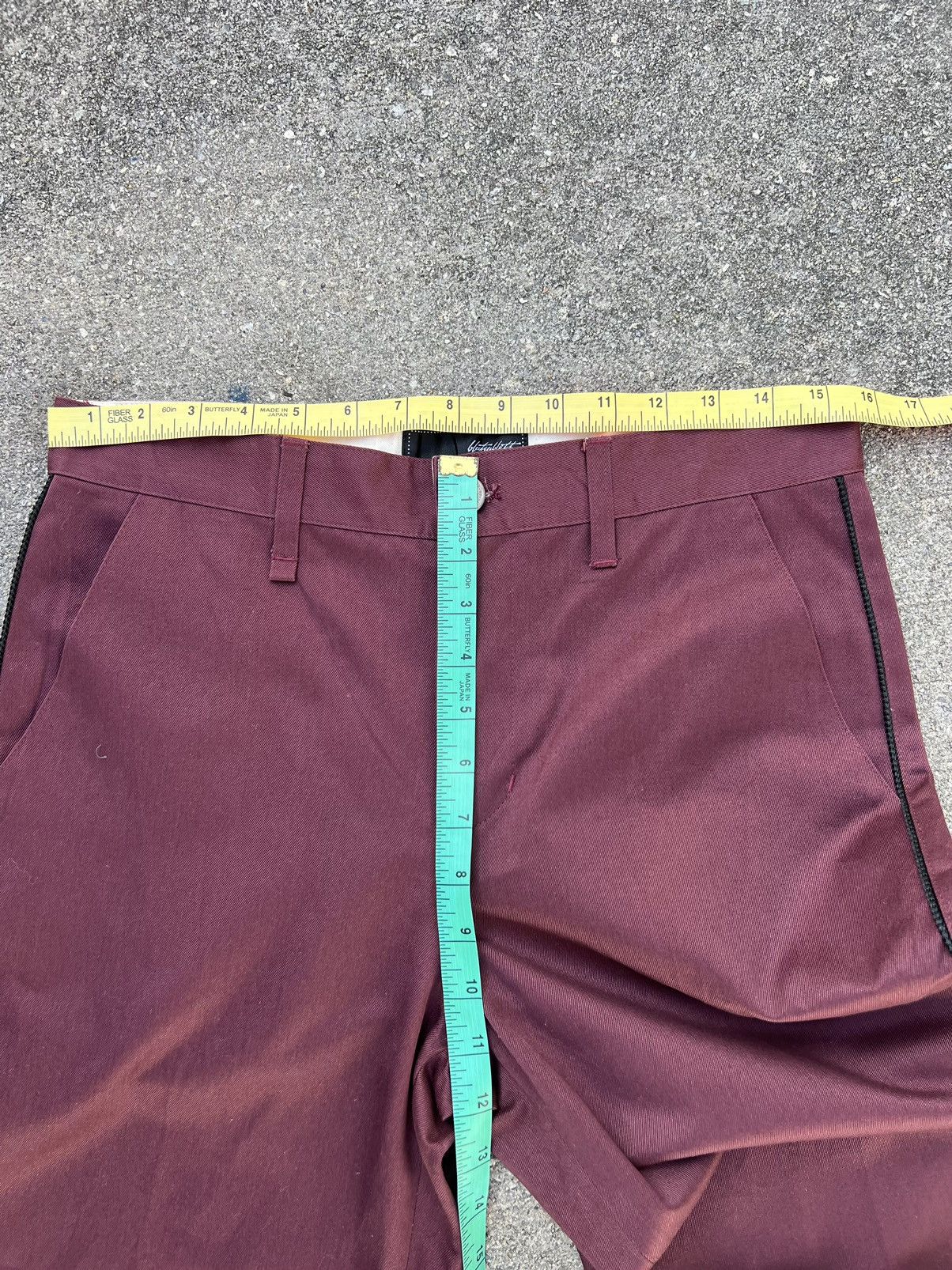 Vintage Bluten Blatt Japan Side Stripe Wide Leg Pant Size US 31 - 2 Thumbnail