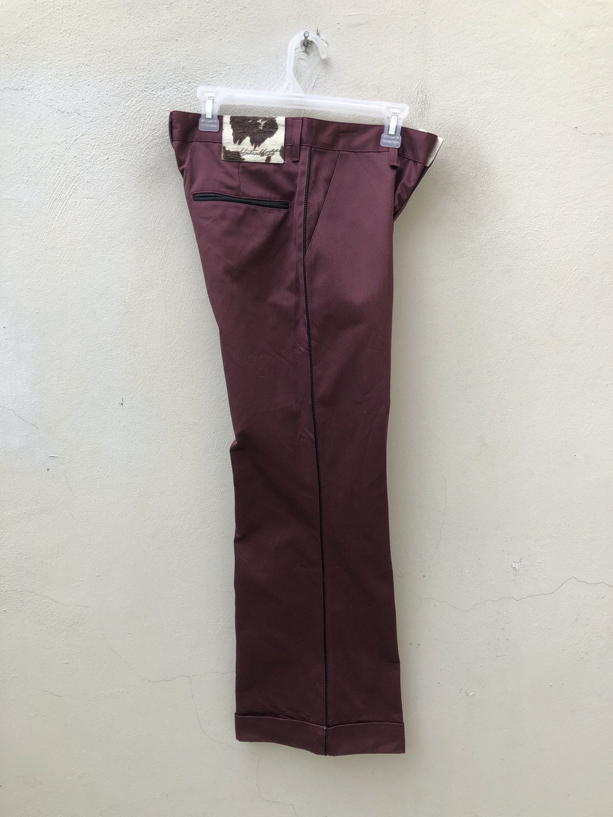Vintage Bluten Blatt Japan Side Stripe Wide Leg Pant Size US 31 - 20 Thumbnail