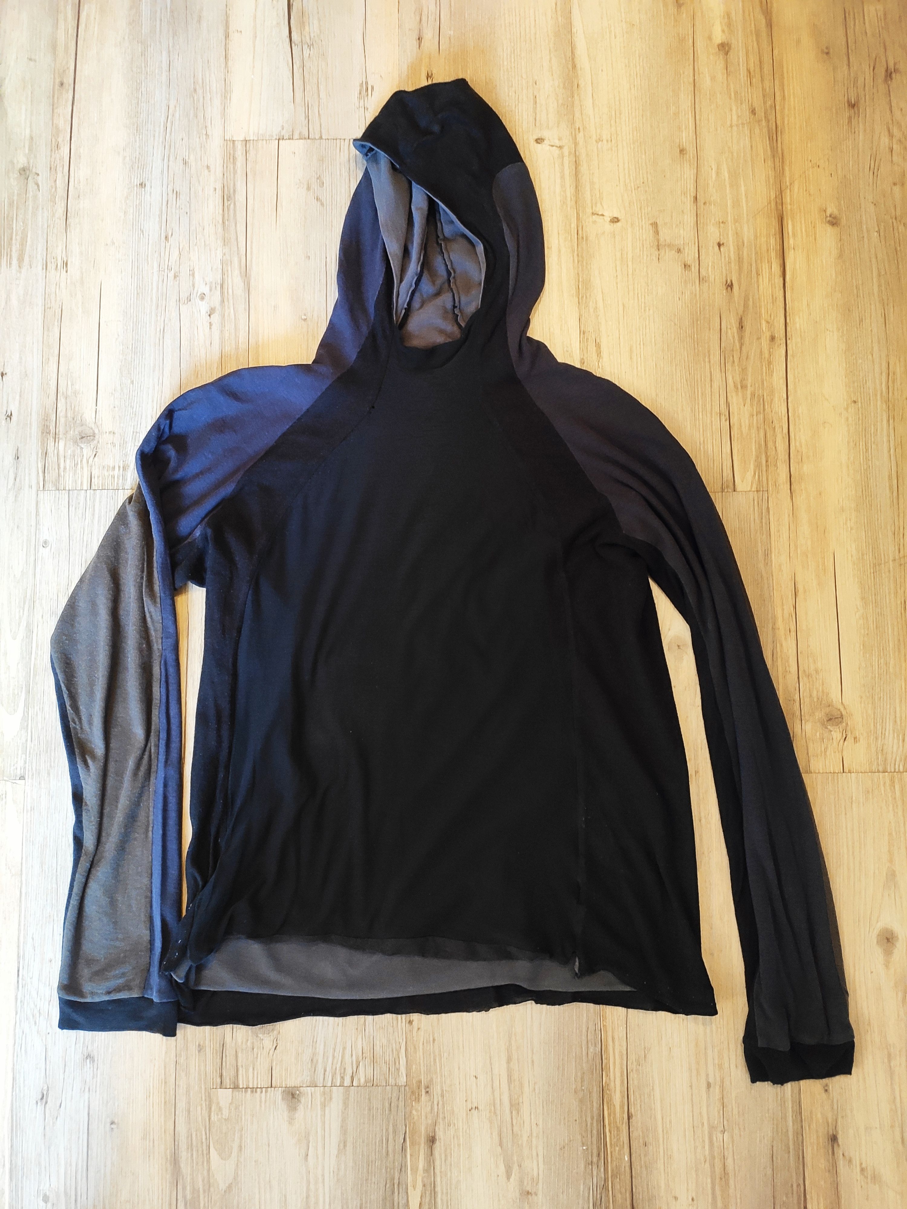 volga volga Multilayer futuristic hoodie.Like Yohji Yamamoto hoodies Size US S / EU 44-46 / 1 - 1 Thumbnail