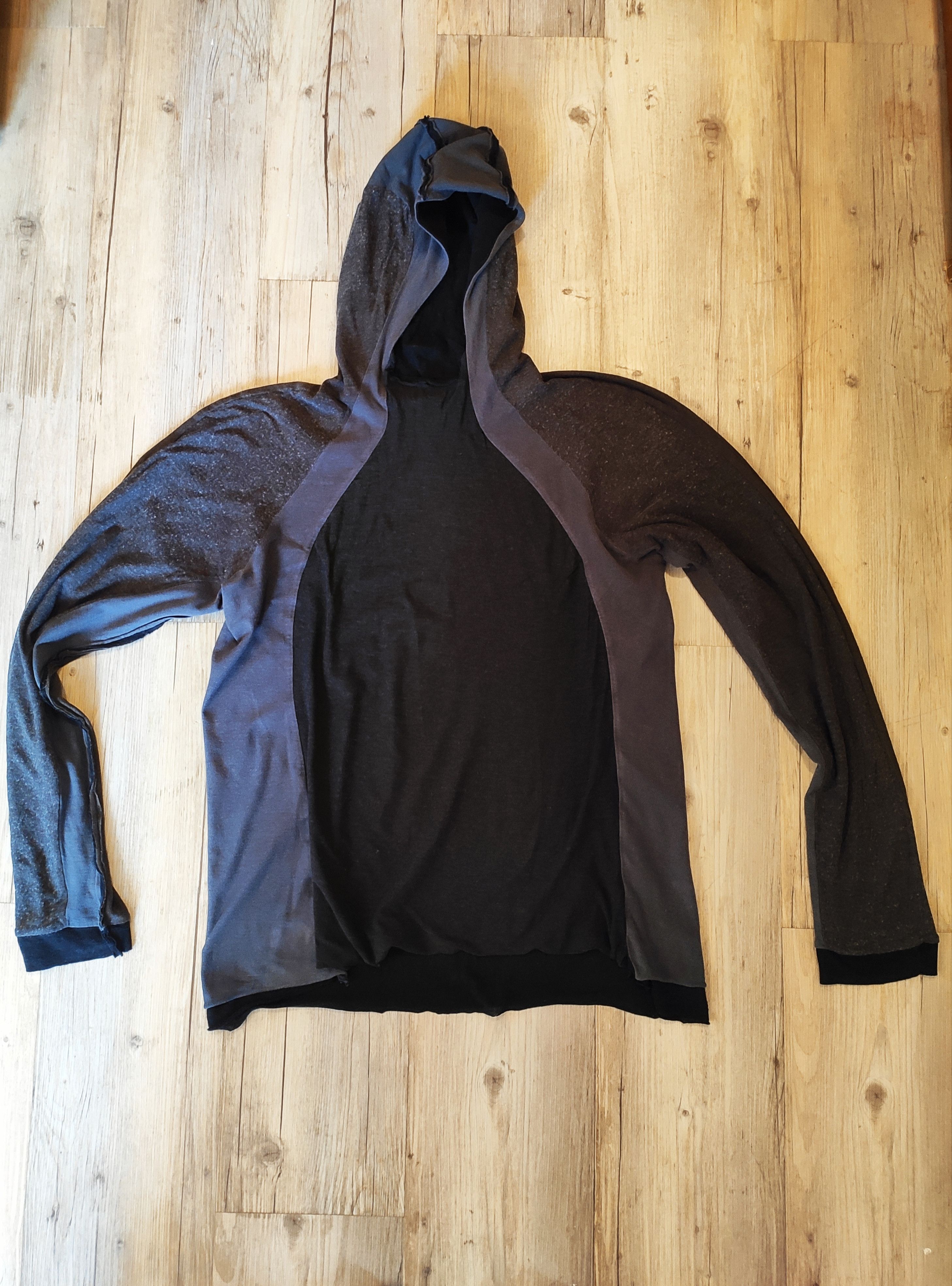 volga volga Multilayer futuristic hoodie.Like Yohji Yamamoto hoodies Size US S / EU 44-46 / 1 - 3 Thumbnail