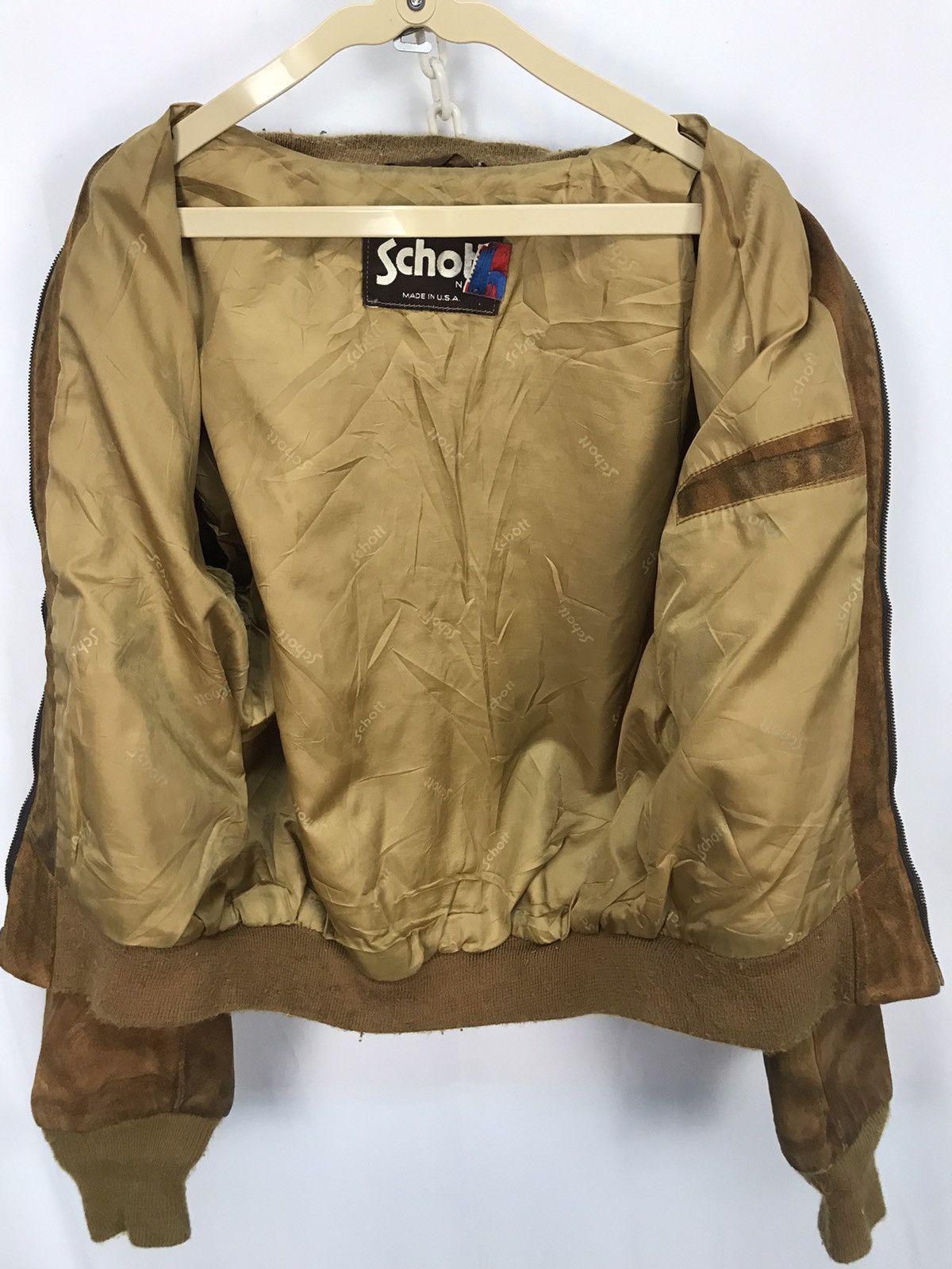 Schott × Vintage Vintage Schott zipper leather jacket Size US M / EU 48-50 / 2 - 10 Thumbnail