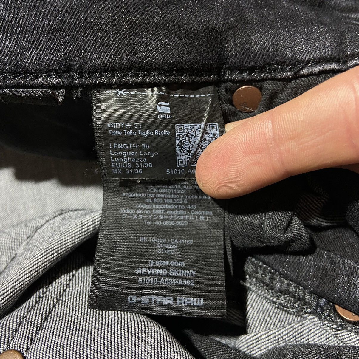 G-Star G-STAR RAW REVEND SKINNY JEANS IN MEDIUM AGED FADED Size US 31 - 13 Thumbnail