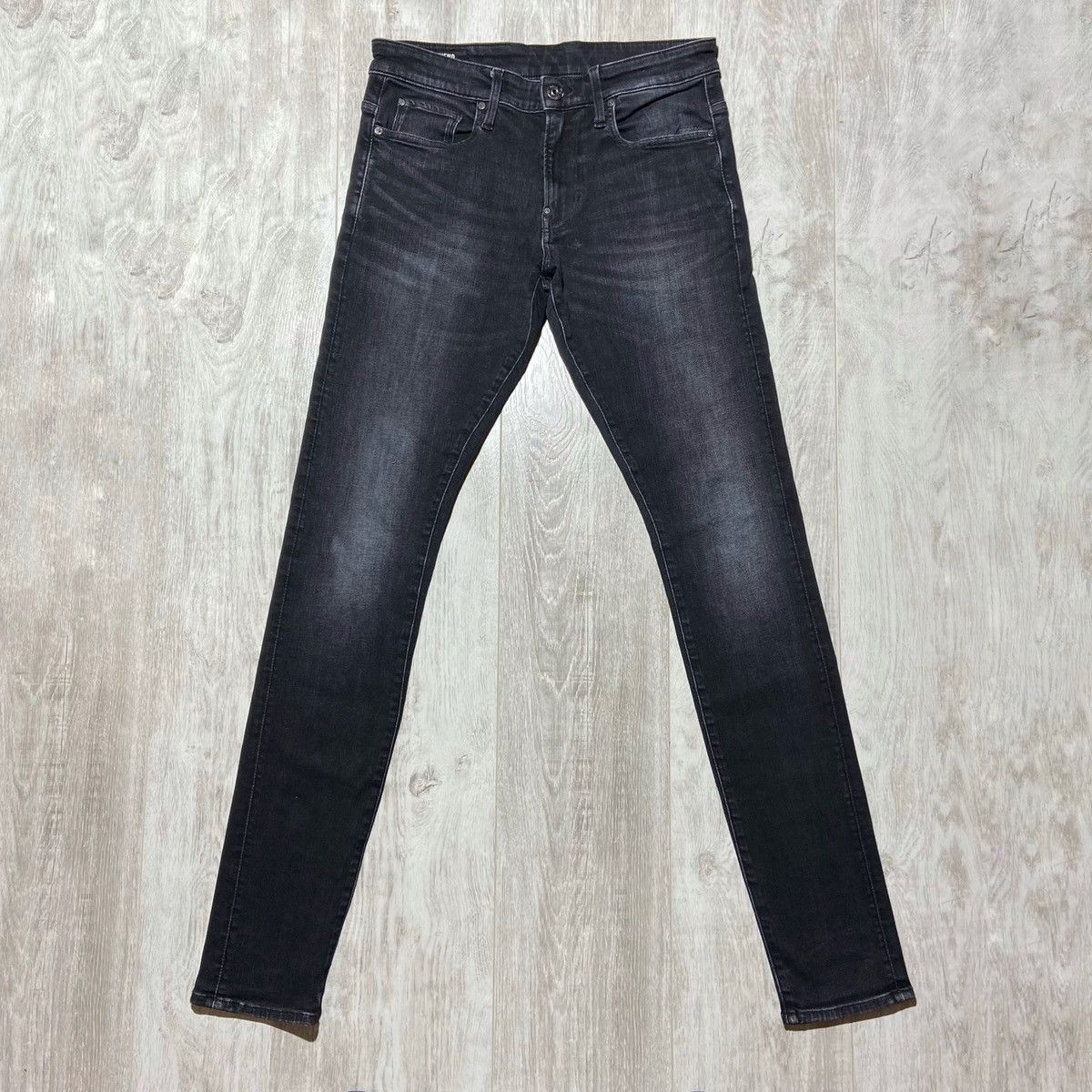 G-Star G-STAR RAW REVEND SKINNY JEANS IN MEDIUM AGED FADED Size US 31 - 4 Thumbnail