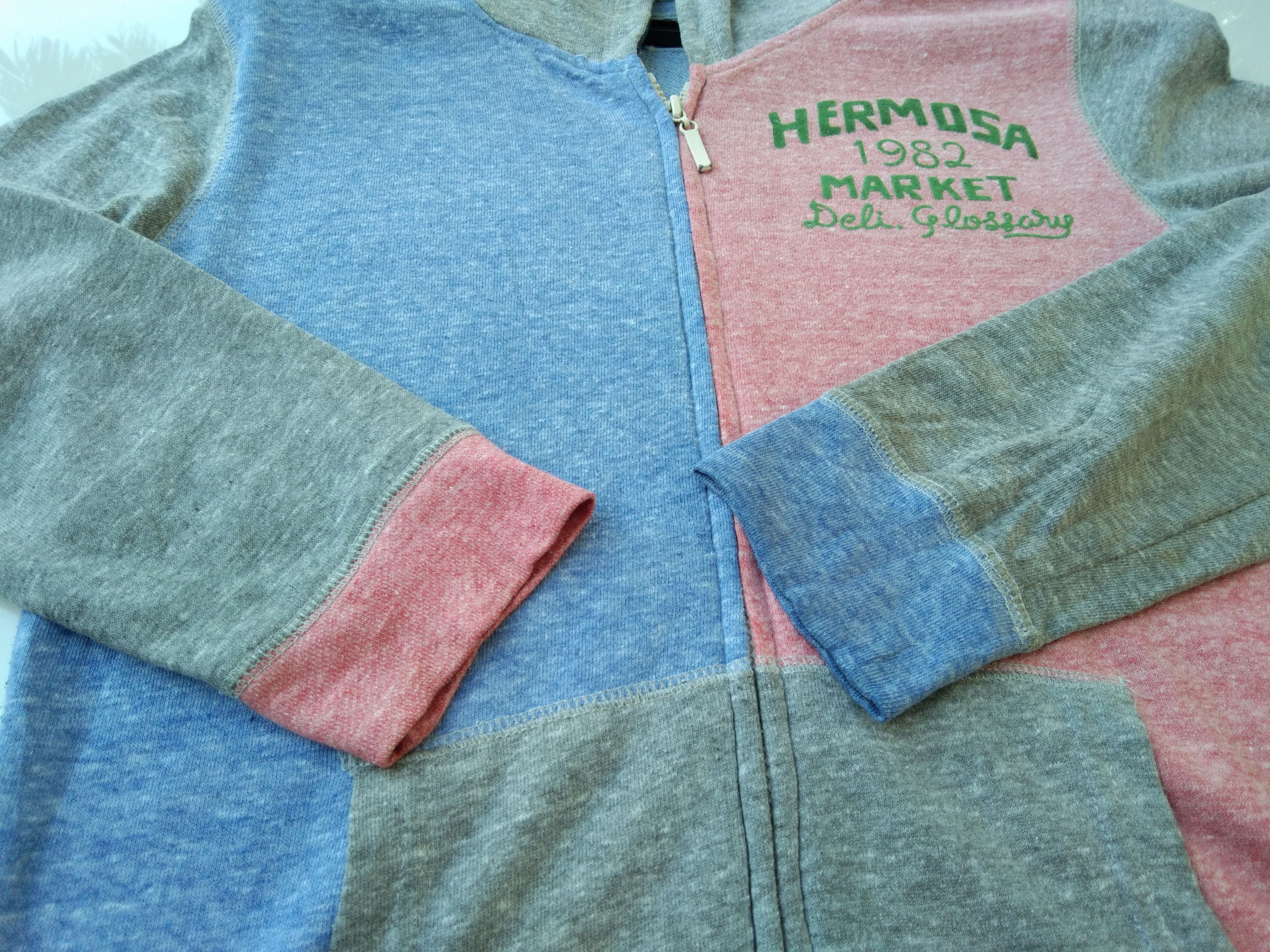 Japanese Brand × Vintage VINTAGE COLOURBLOCK ZIPPER HOODIE Size XS / US 0-2 / IT 36-38 - 6 Thumbnail