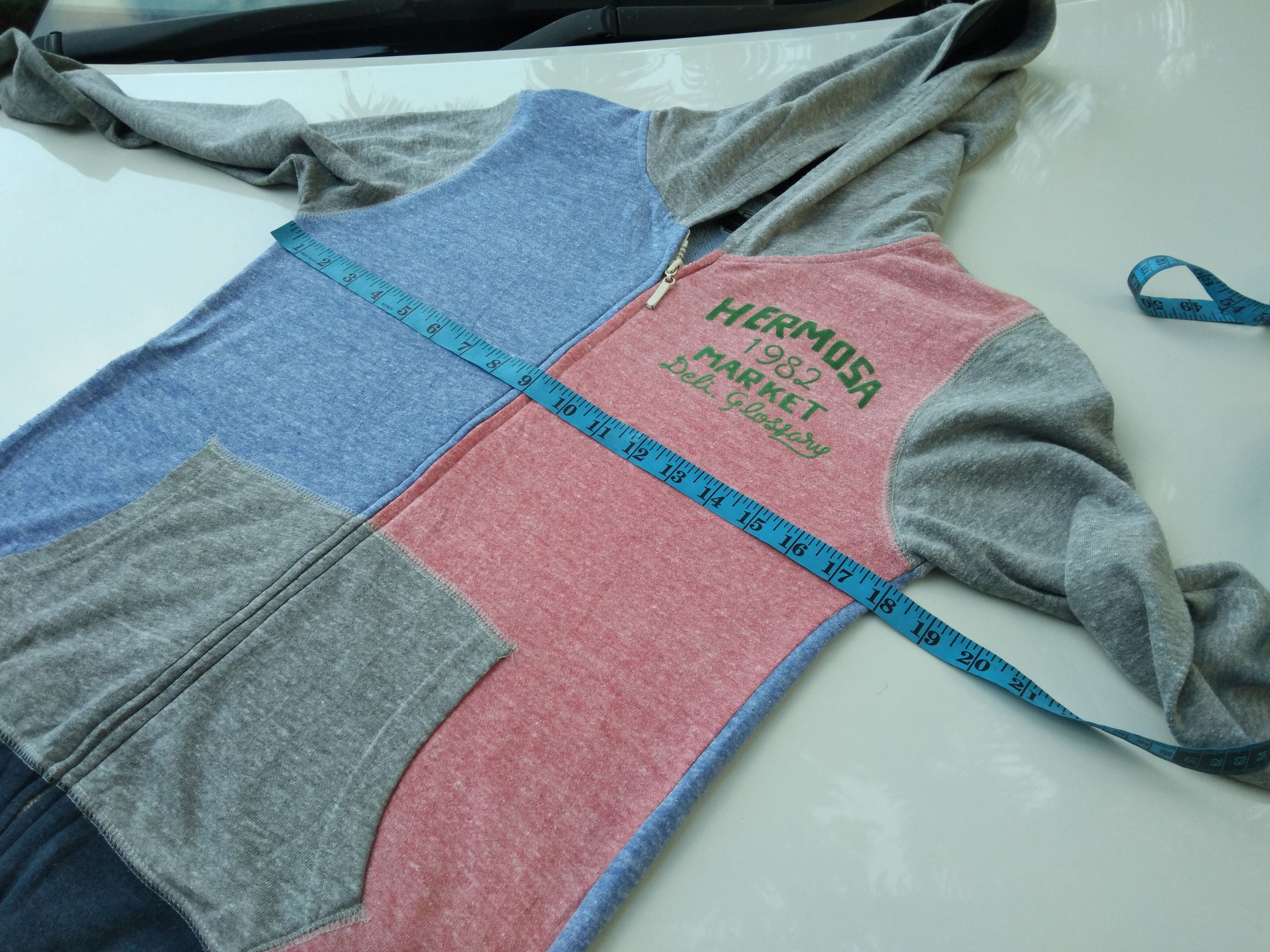 Japanese Brand × Vintage VINTAGE COLOURBLOCK ZIPPER HOODIE Size XS / US 0-2 / IT 36-38 - 11 Thumbnail