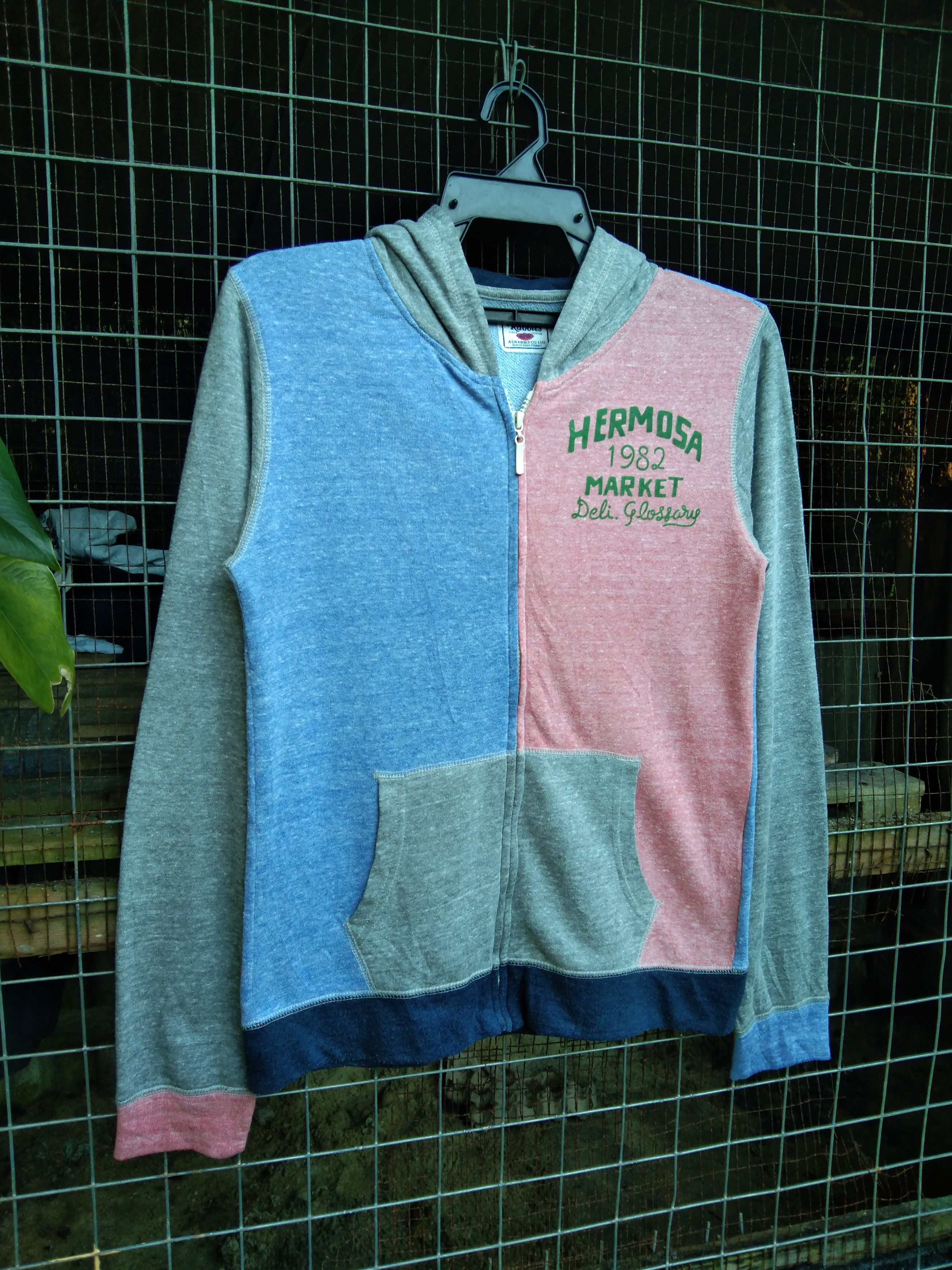 Japanese Brand × Vintage VINTAGE COLOURBLOCK ZIPPER HOODIE Size XS / US 0-2 / IT 36-38 - 3 Thumbnail